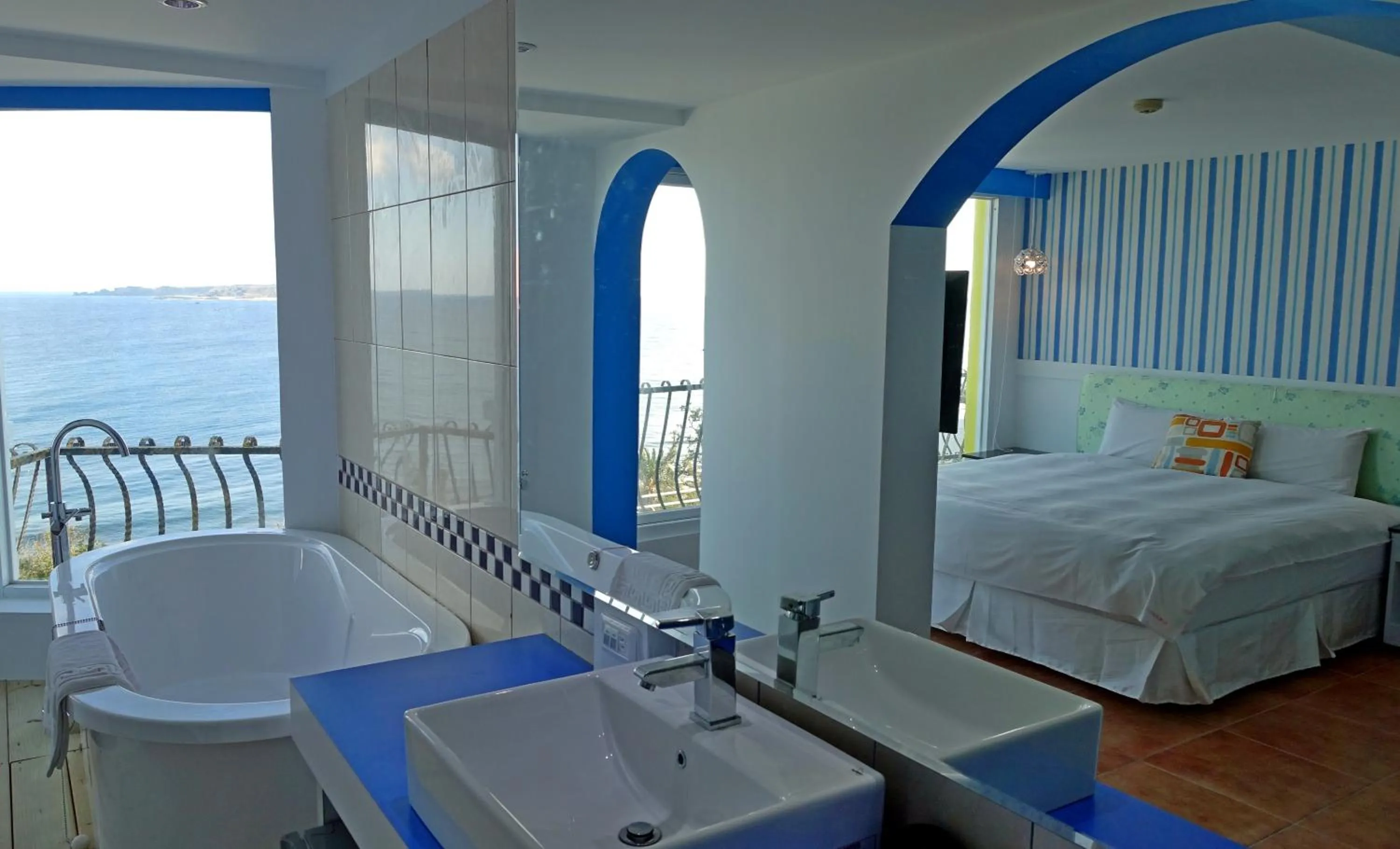 Bed in 南灣飯店 Kenting Nanwan Hotel