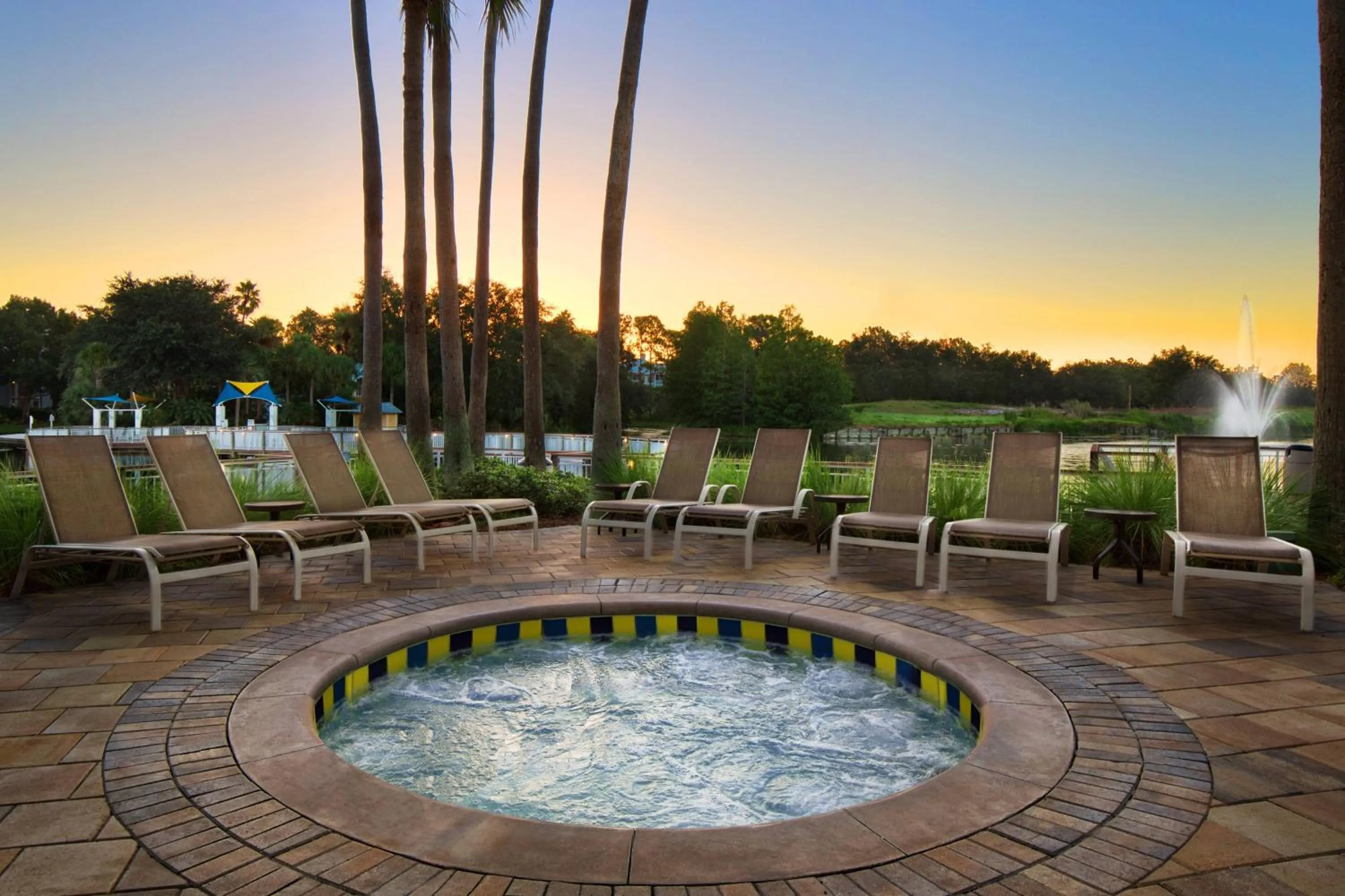 Swimming pool in Marriott's Cypress Harbour Villas