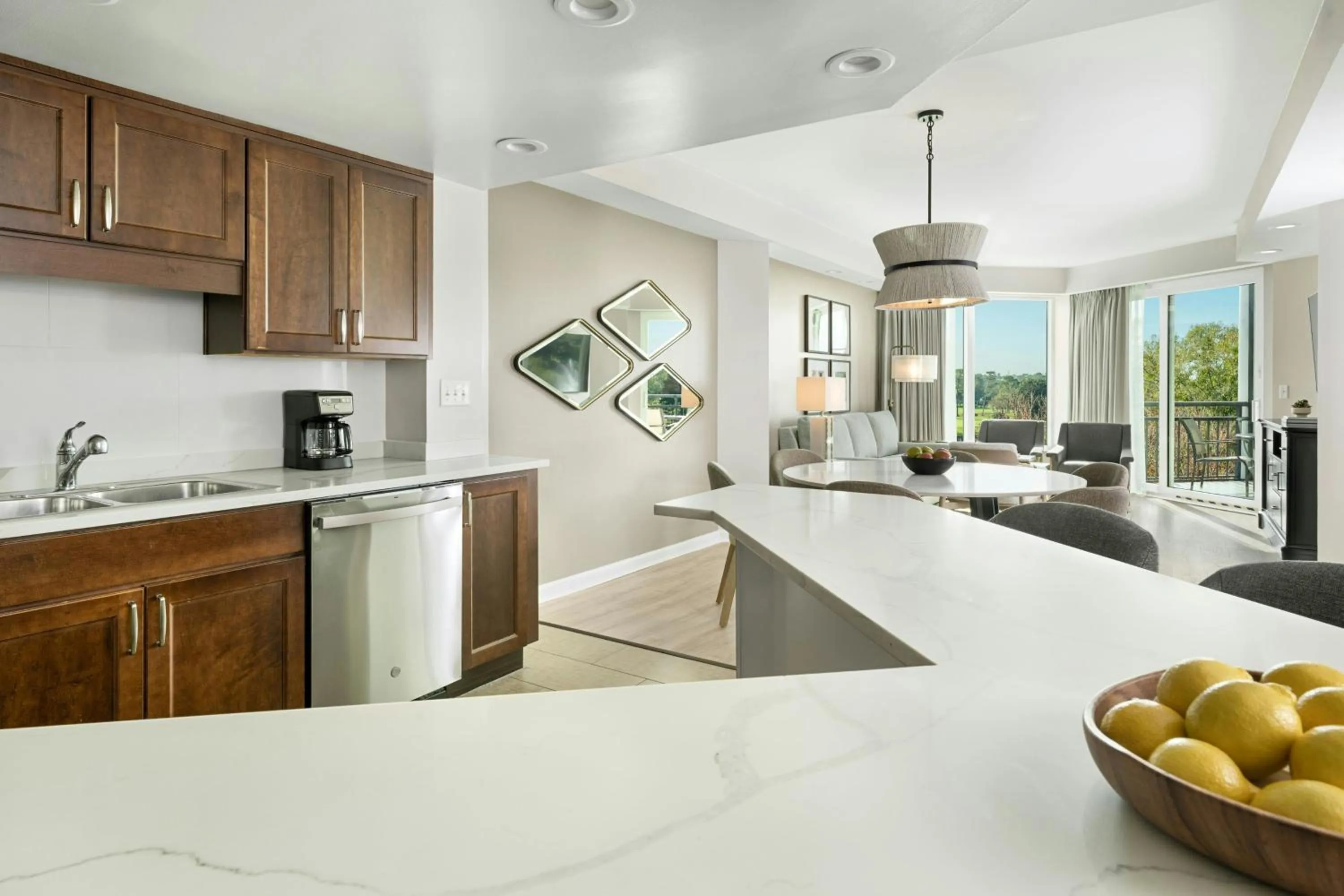 Living room in Marriott's Royal Palms