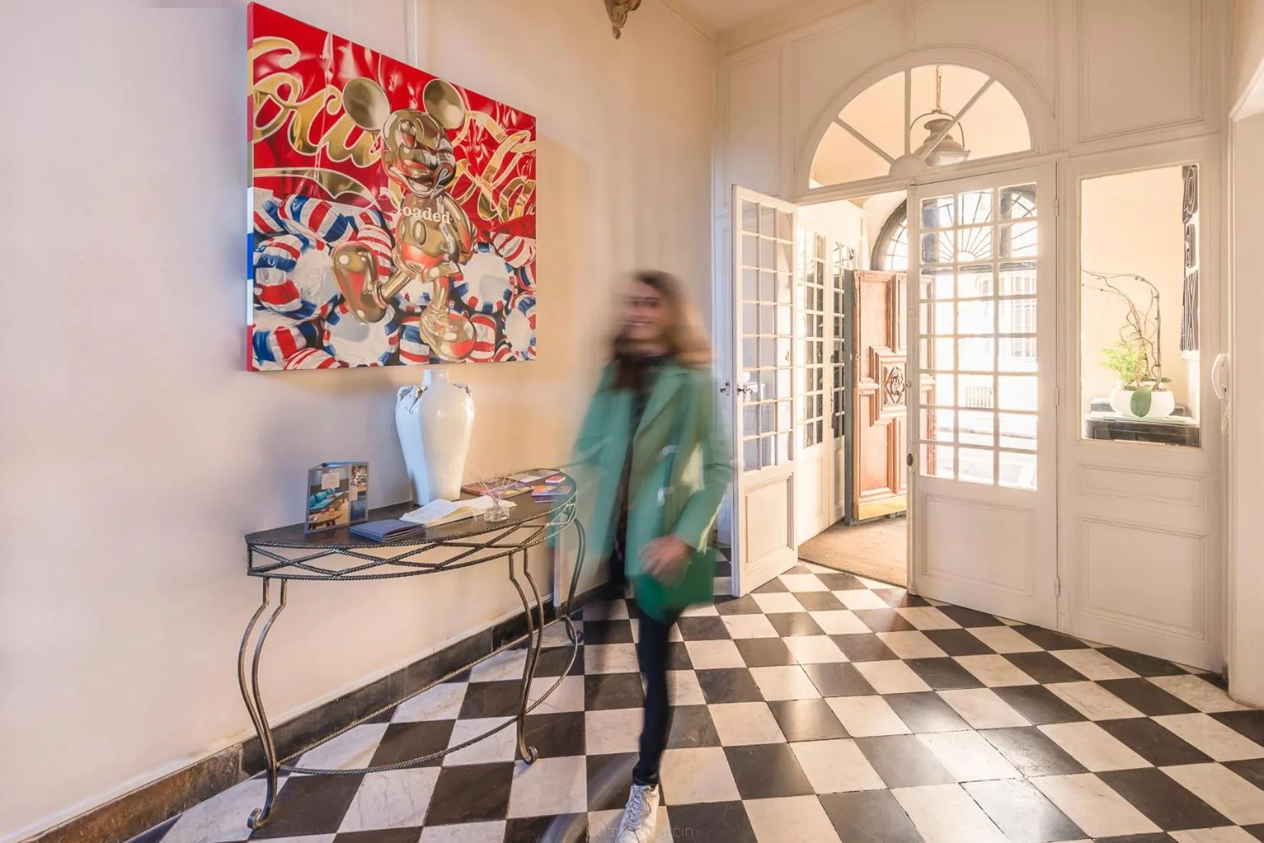Lobby or reception in Hôtel Particulier Le 28 - Spa & Art Luxury Design by Alain Ducasse