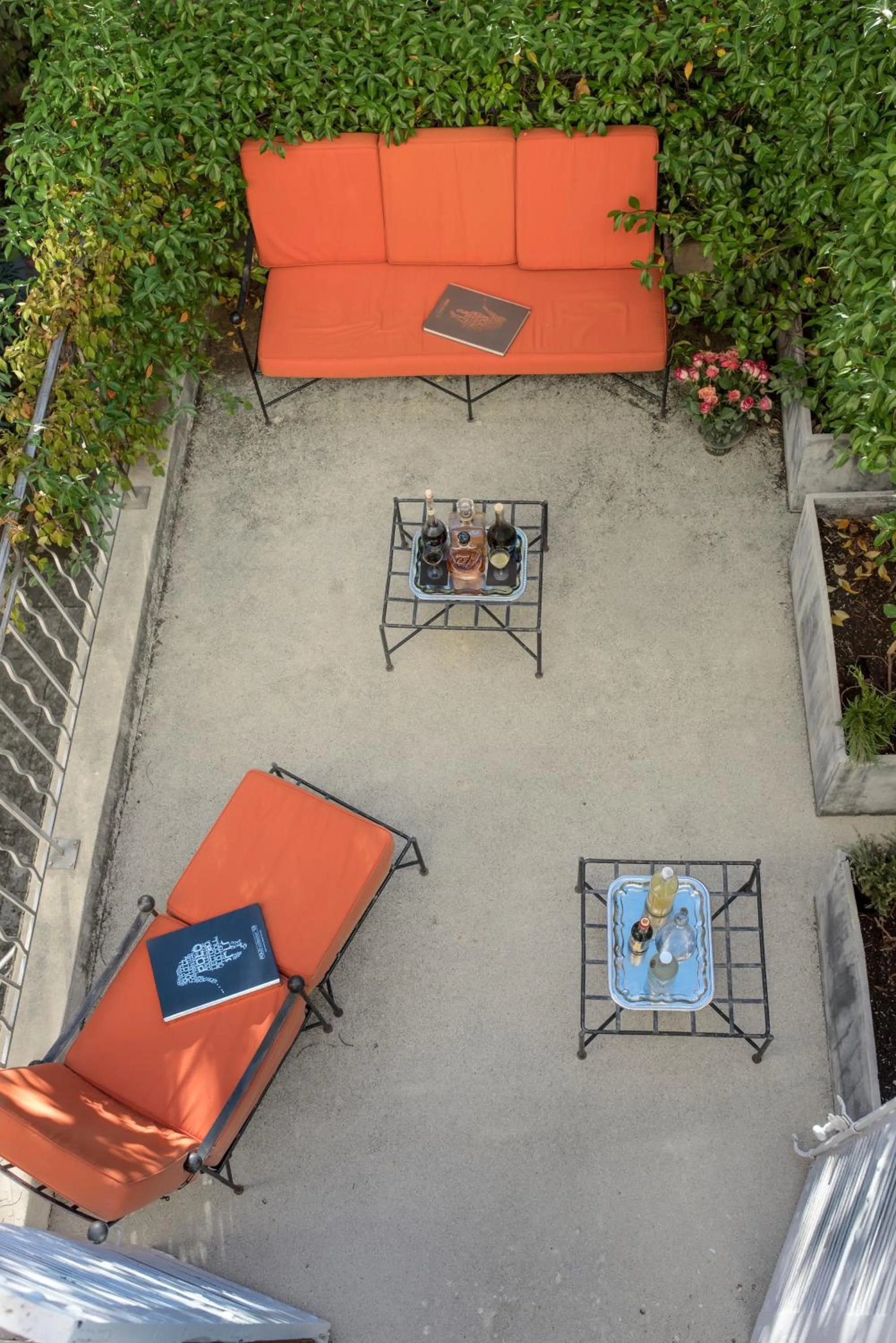 Balcony/Terrace in Hôtel Particulier Le 28 - Spa & Art Luxury Design by Alain Ducasse