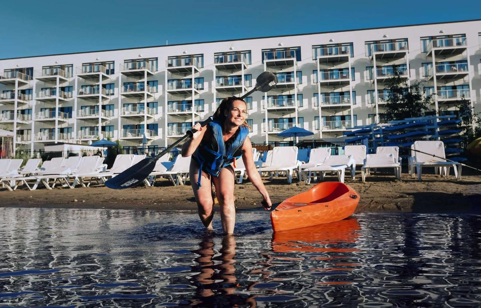 Beach in Estérel Resort