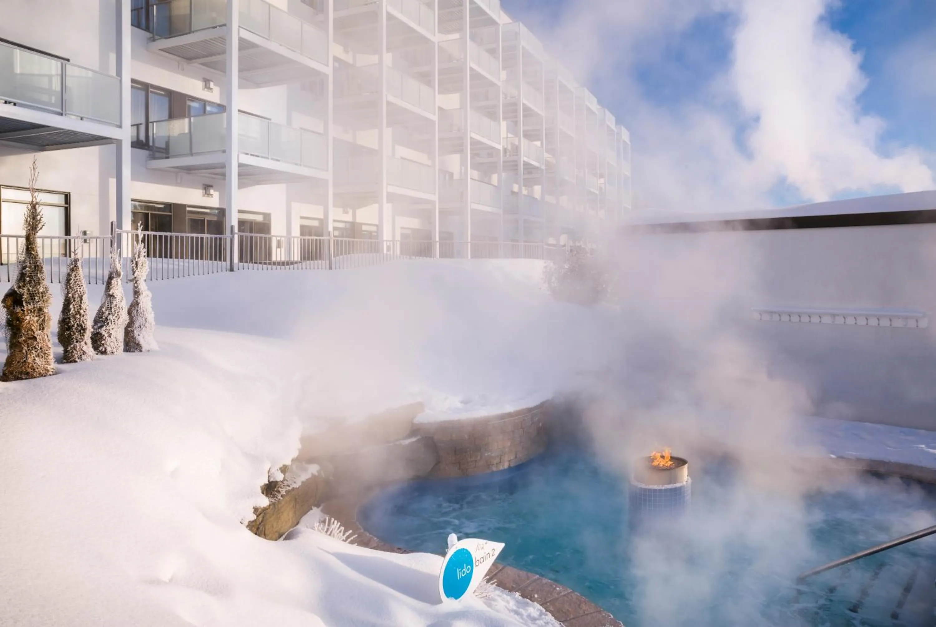 Swimming pool in Estérel Resort