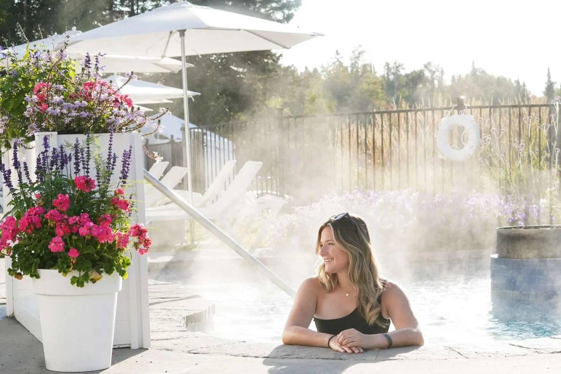 Swimming pool in Estérel Resort