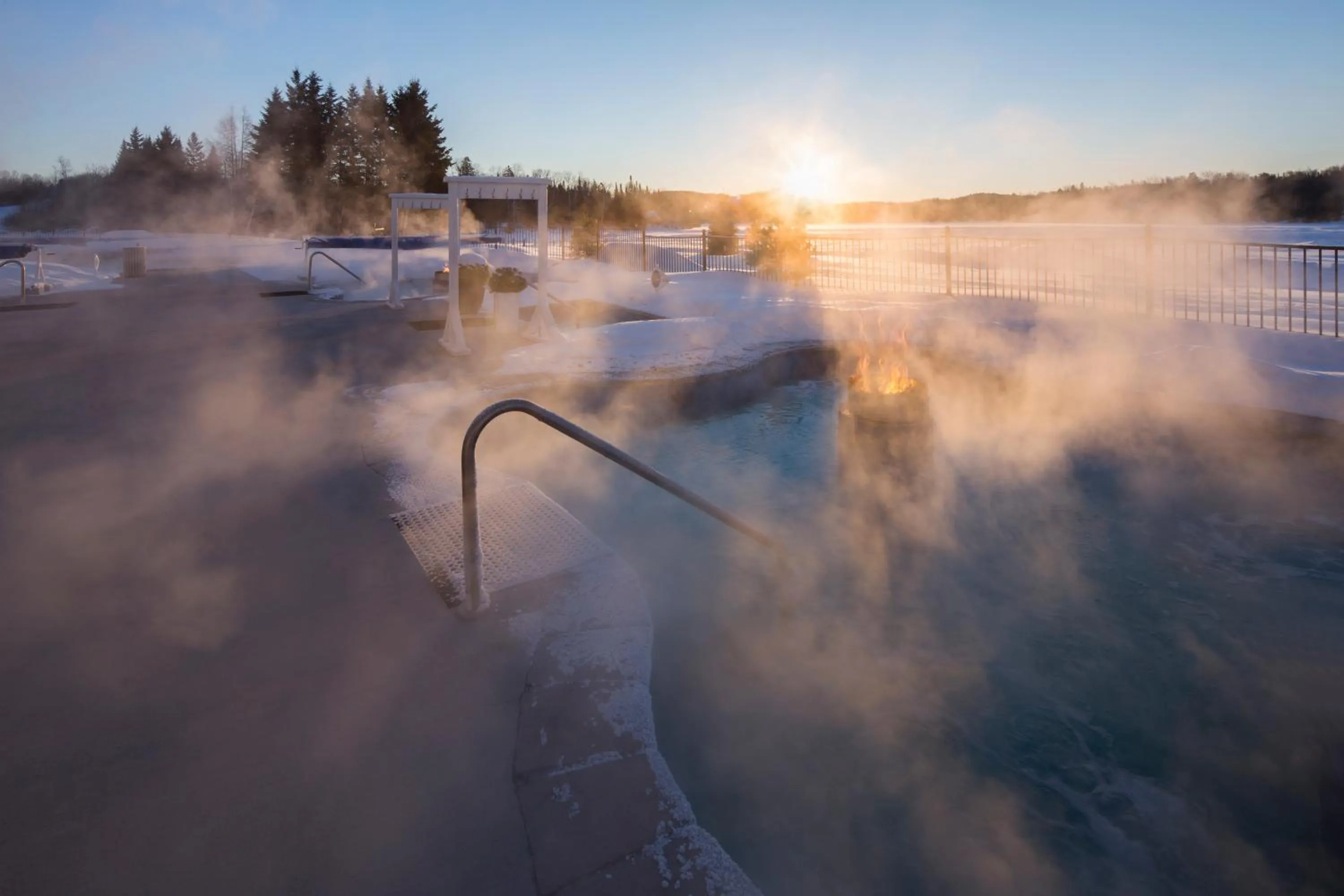 Swimming pool in Estérel Resort