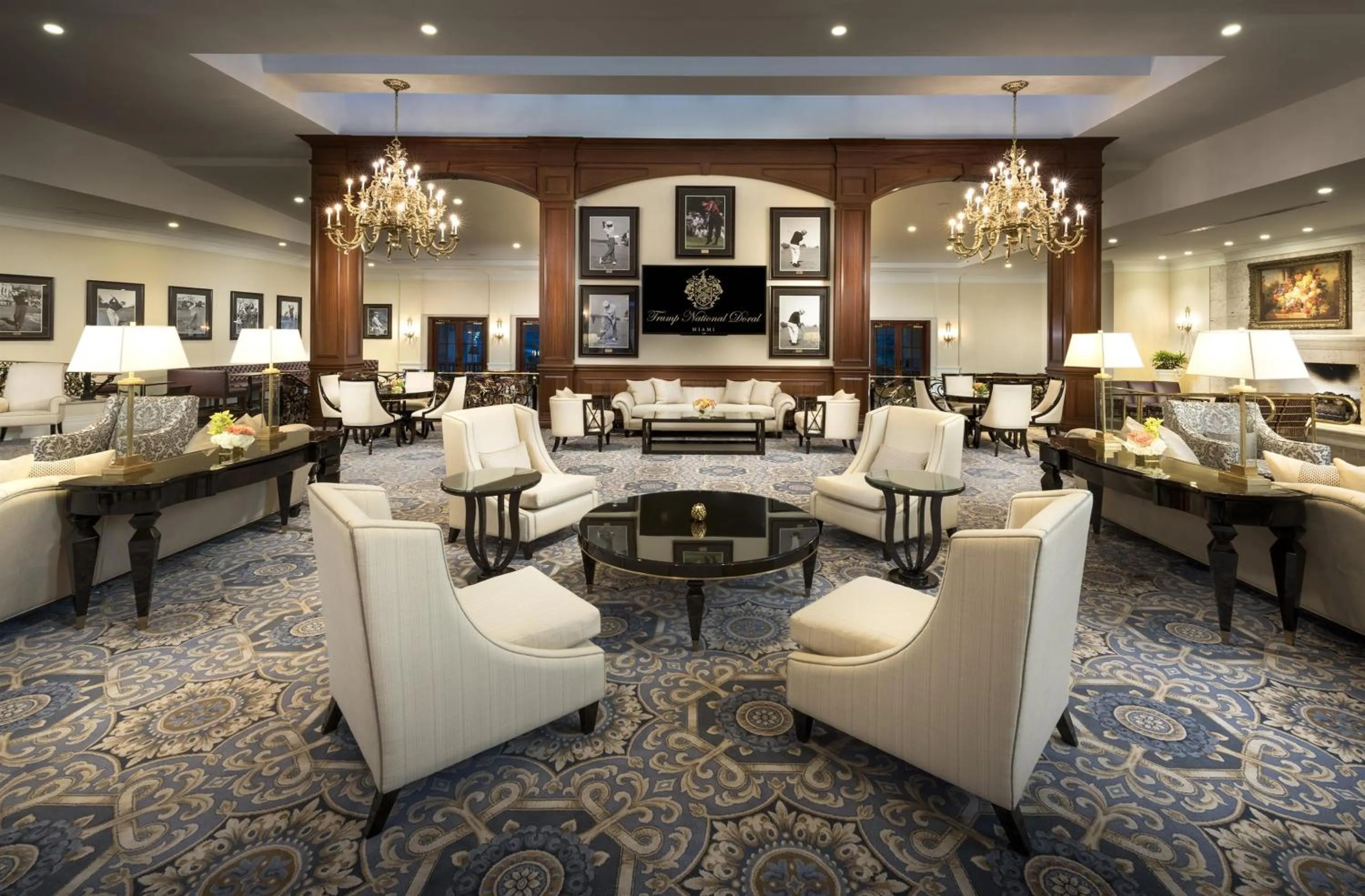 Lobby or reception in Trump National Doral Golf Resort