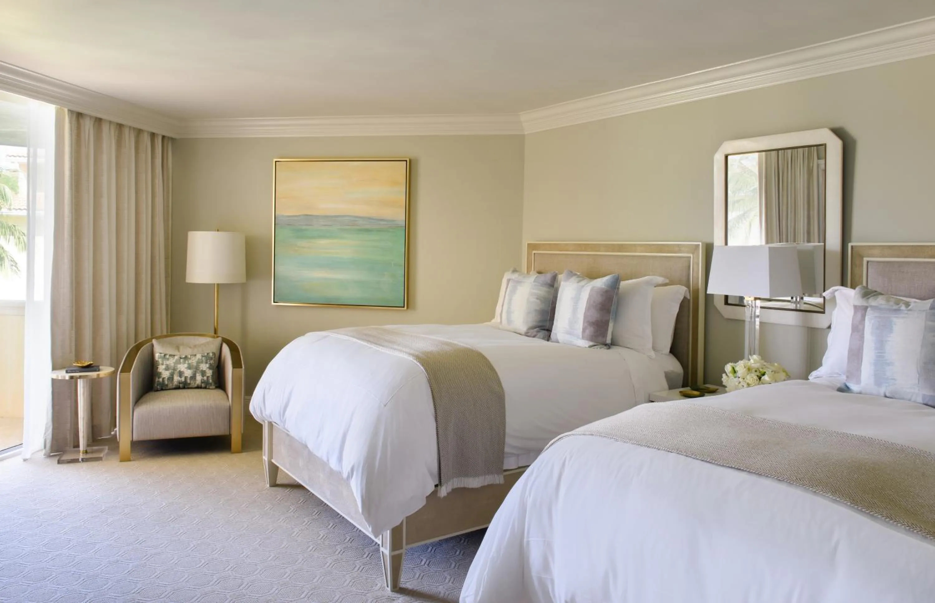 Bed in Trump National Doral Golf Resort