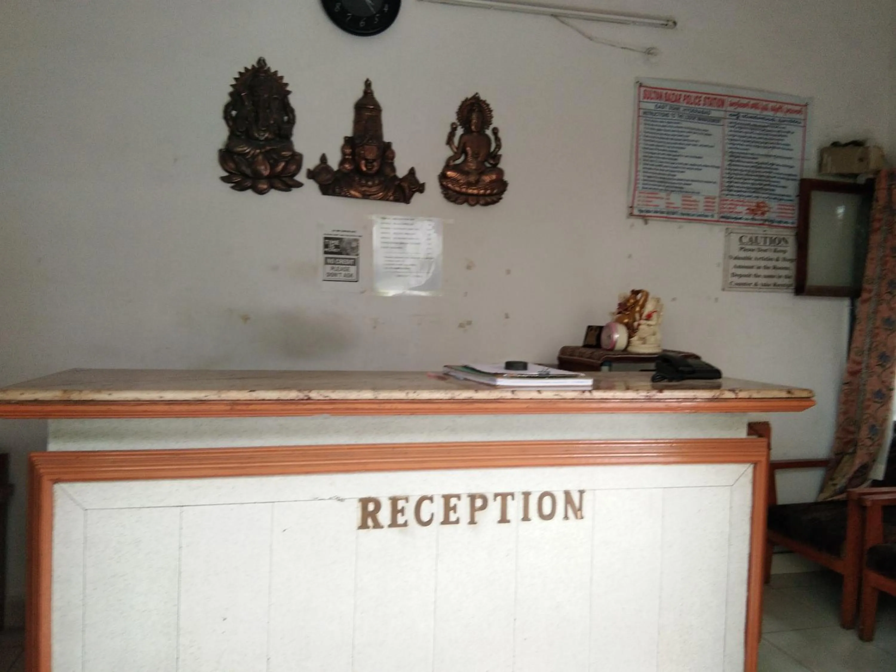 Lobby or reception in Srinivasa Lodge