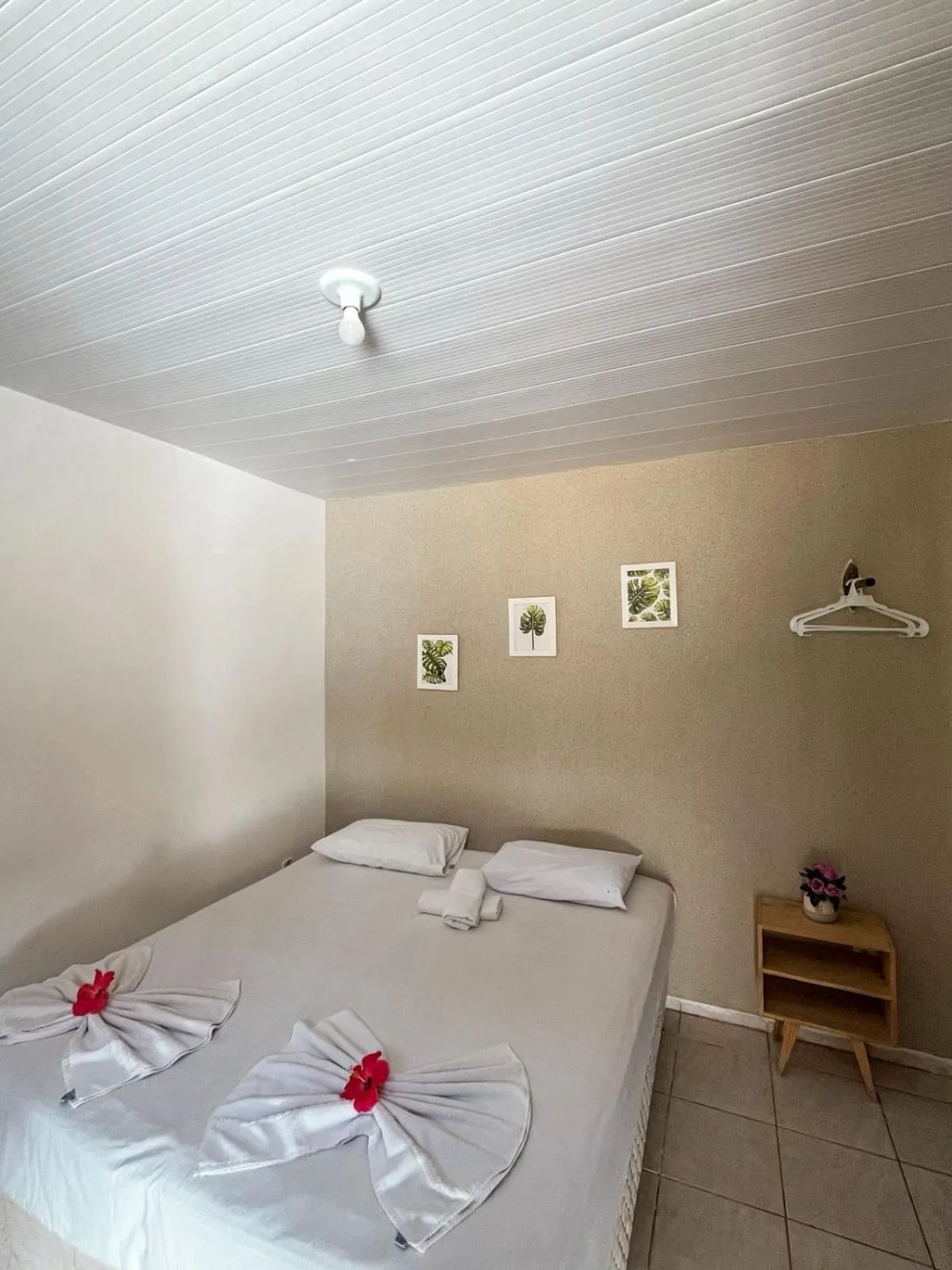 Bed in Pousada La Goduria