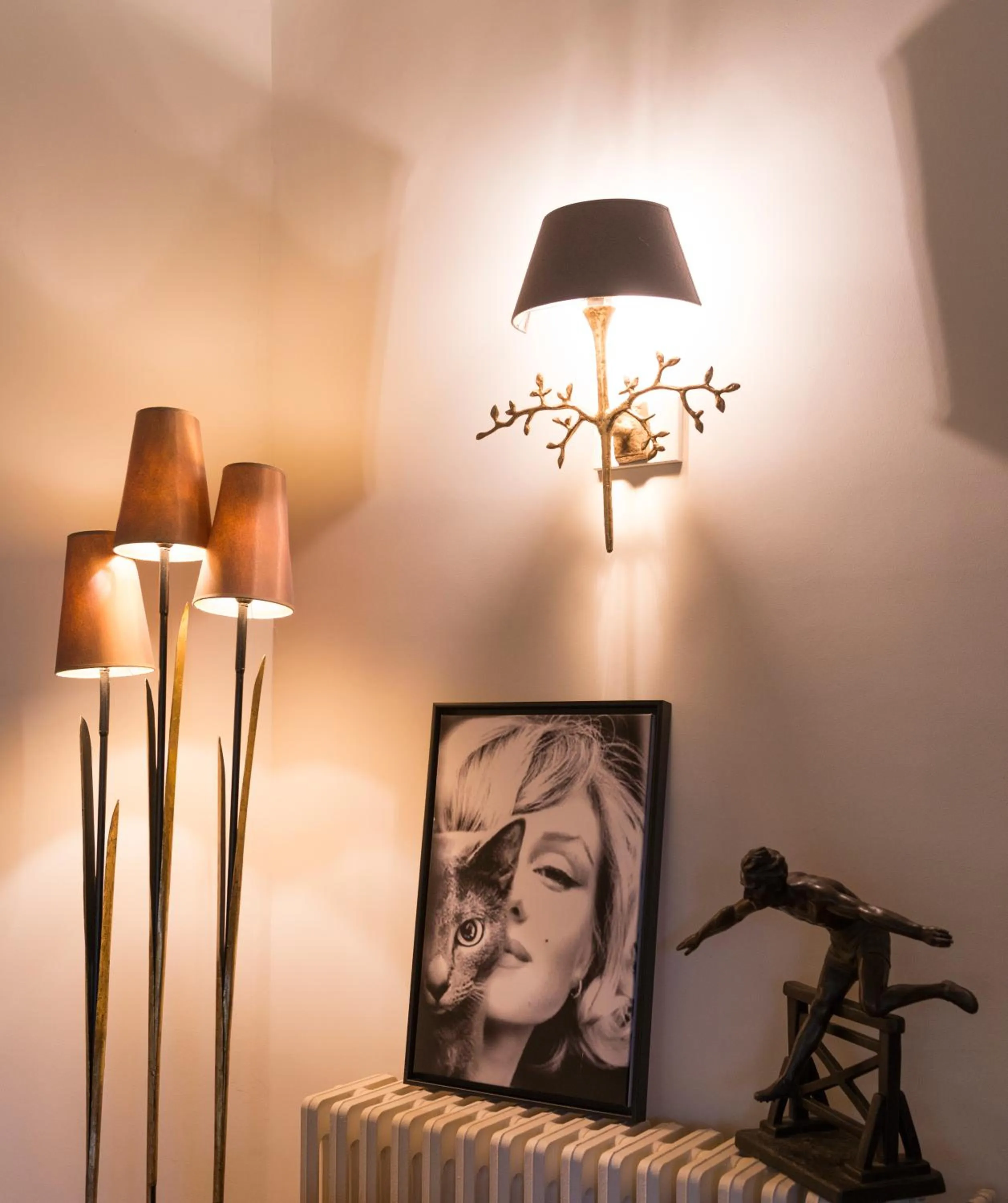 Decorative detail in Demeure d'Hôtes Haec Otia