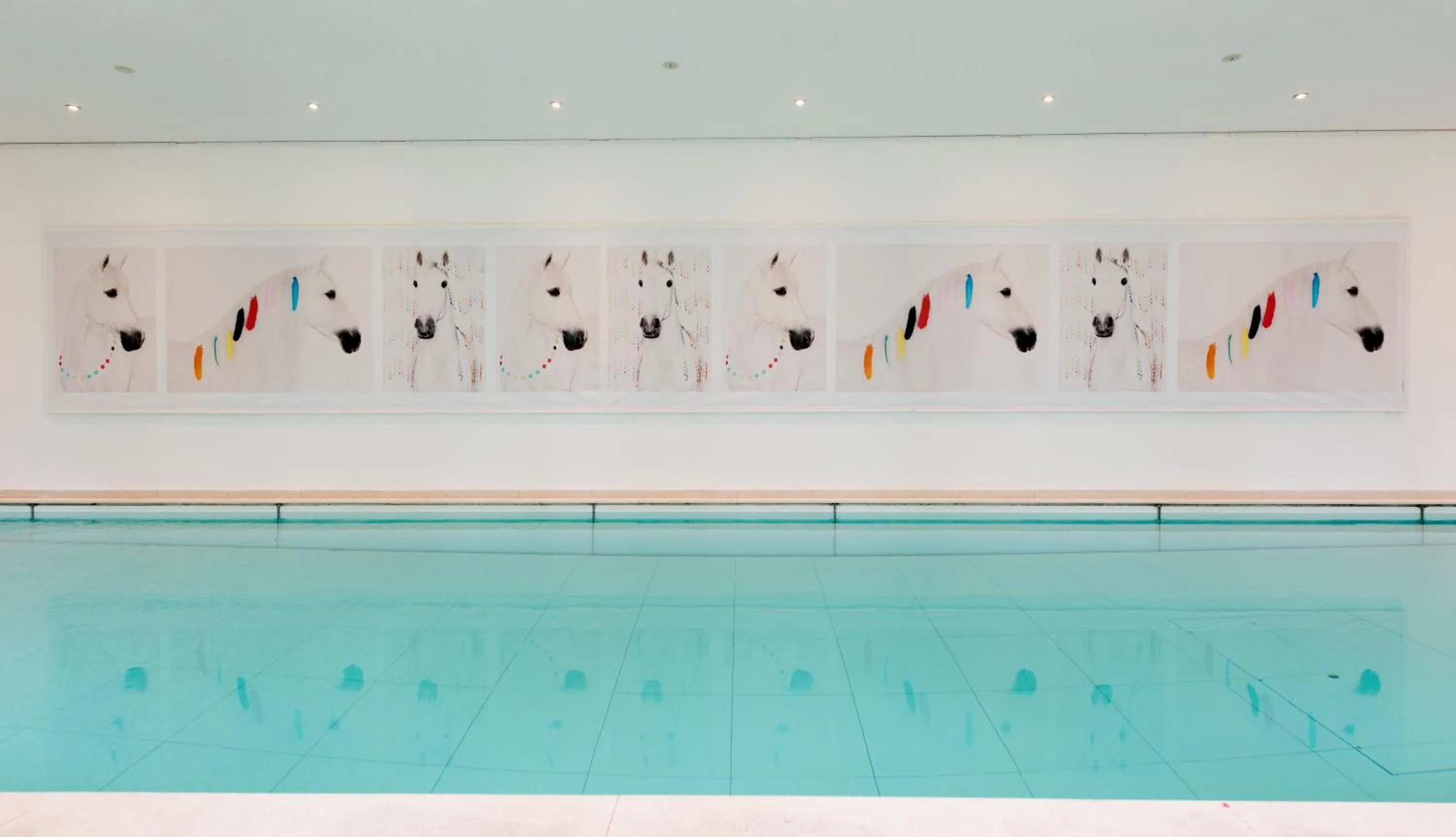 Swimming pool in Demeure d'Hôtes Haec Otia