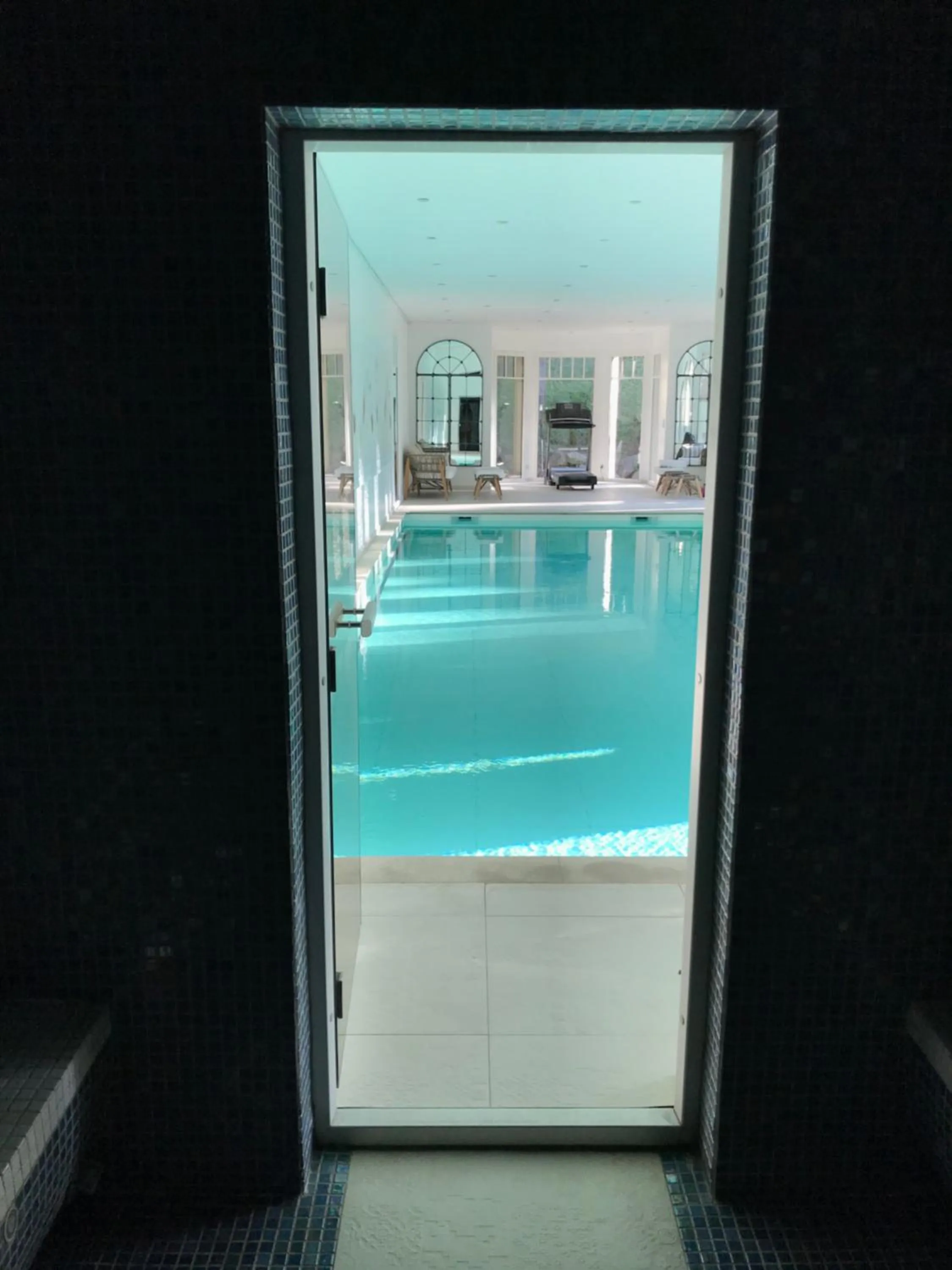 Steam room in Demeure d'Hôtes Haec Otia