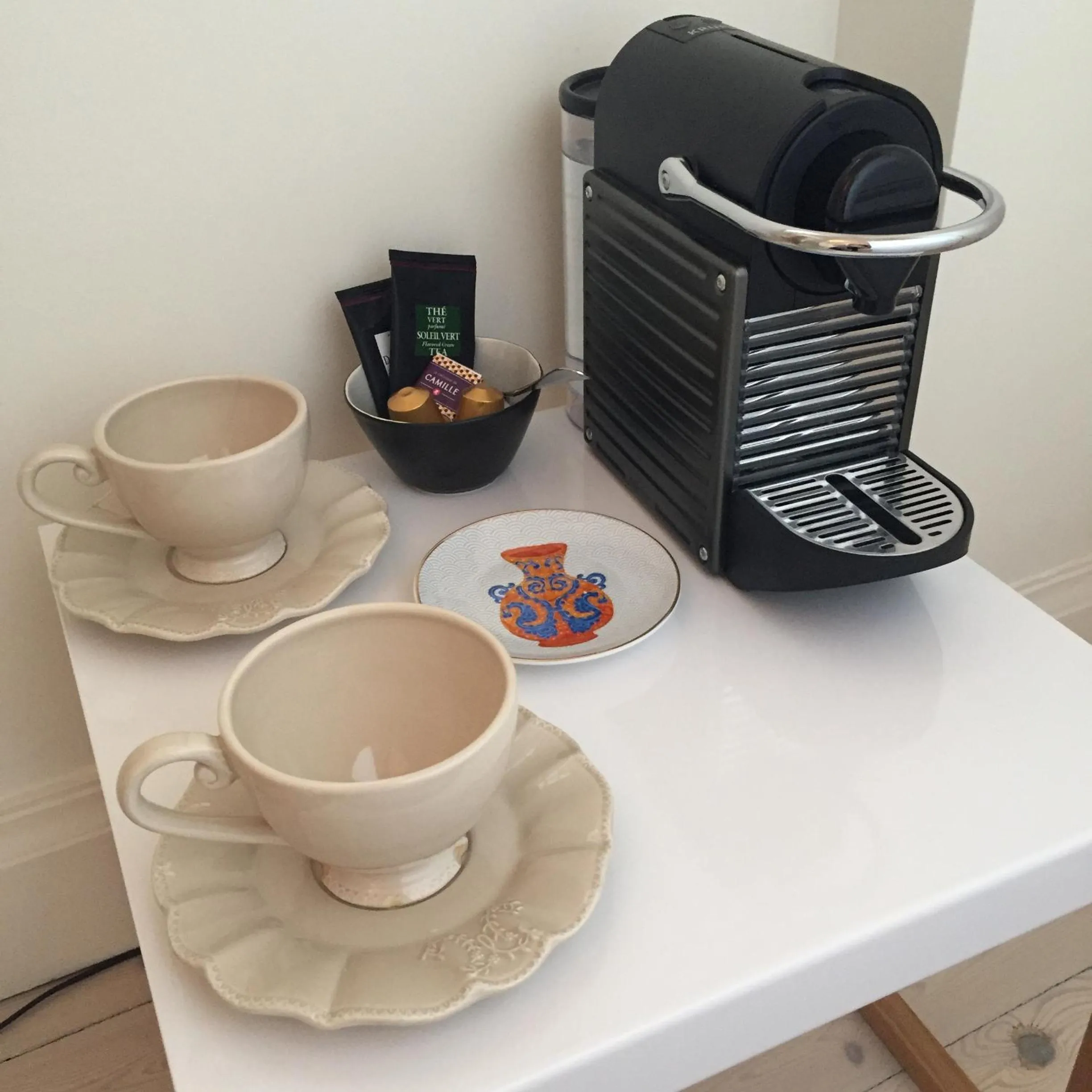 Coffee/tea facilities in Demeure d'Hôtes Haec Otia