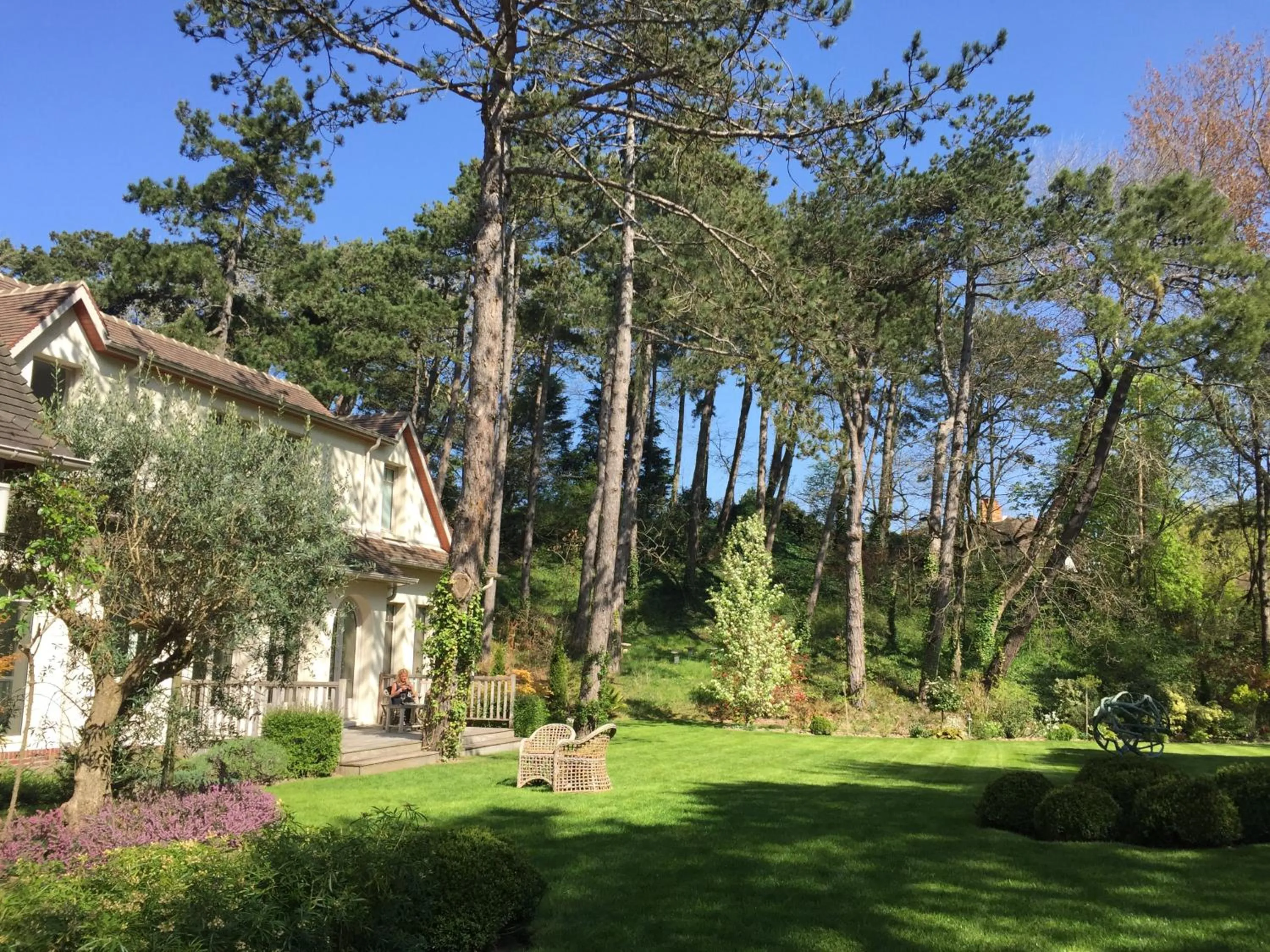 Garden in Demeure d'Hôtes Haec Otia