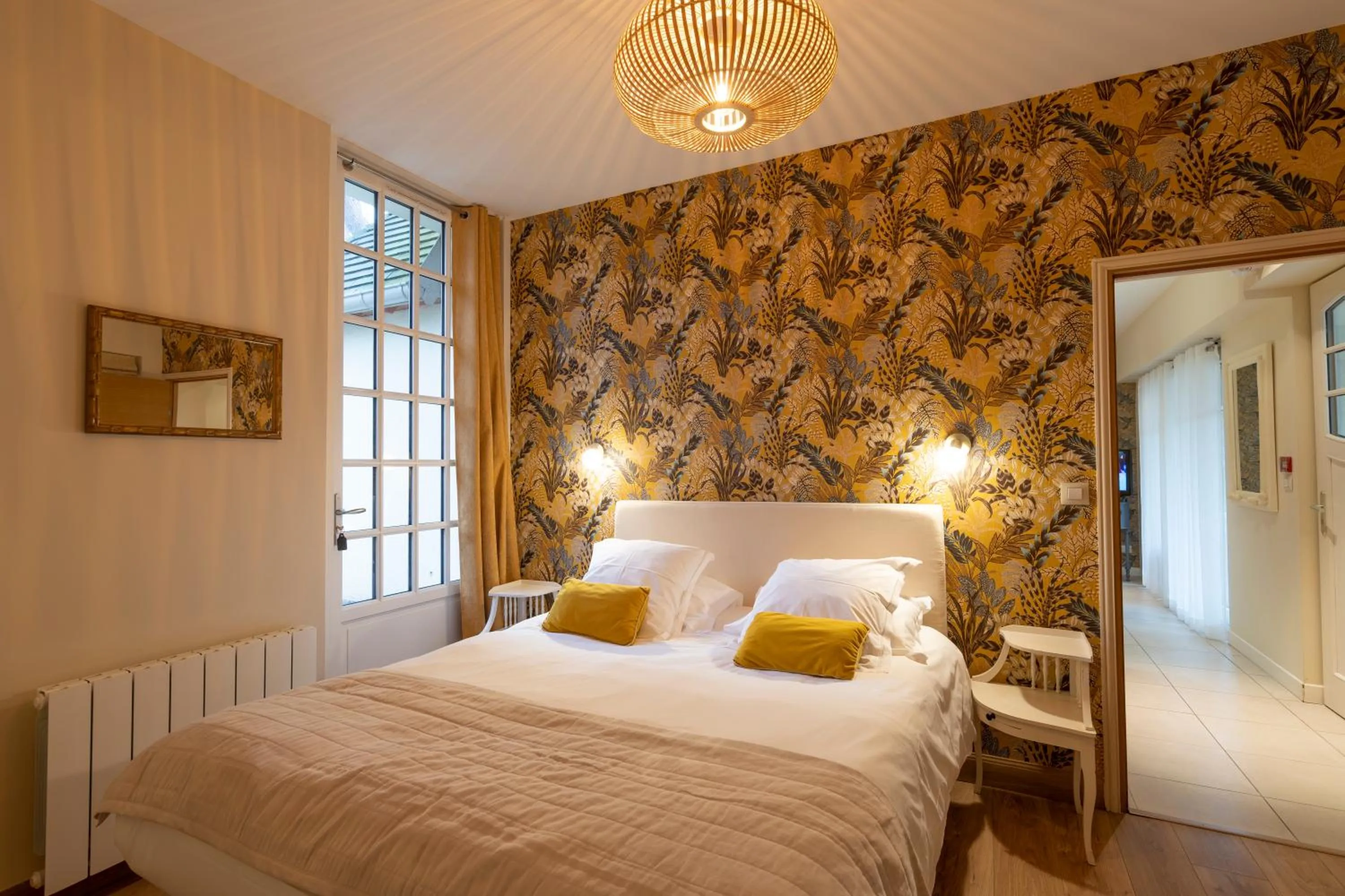 Bed in Demeure d'Hôtes Haec Otia