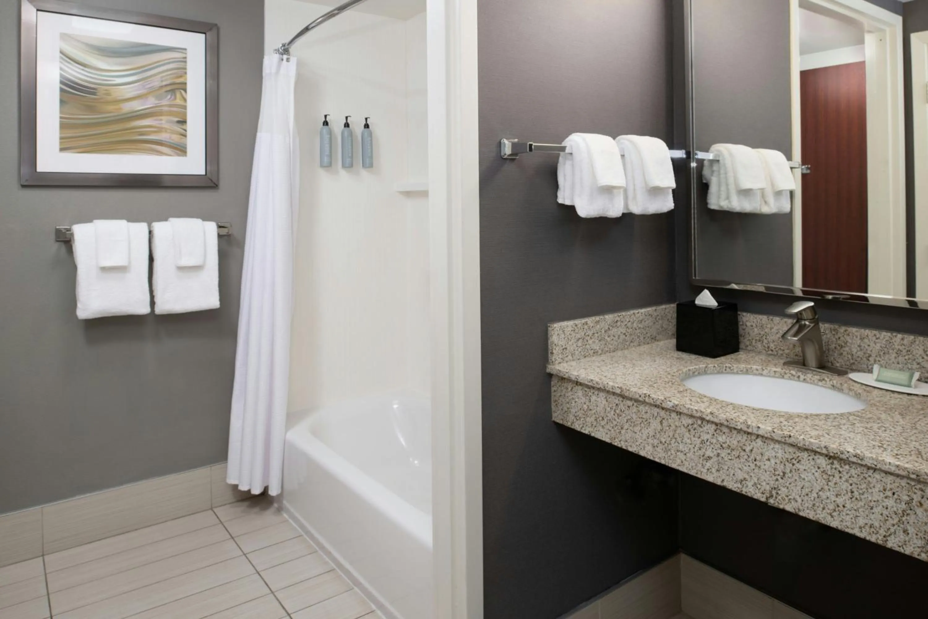 Bathroom in Courtyard by Marriott New Orleans Warehouse Arts District