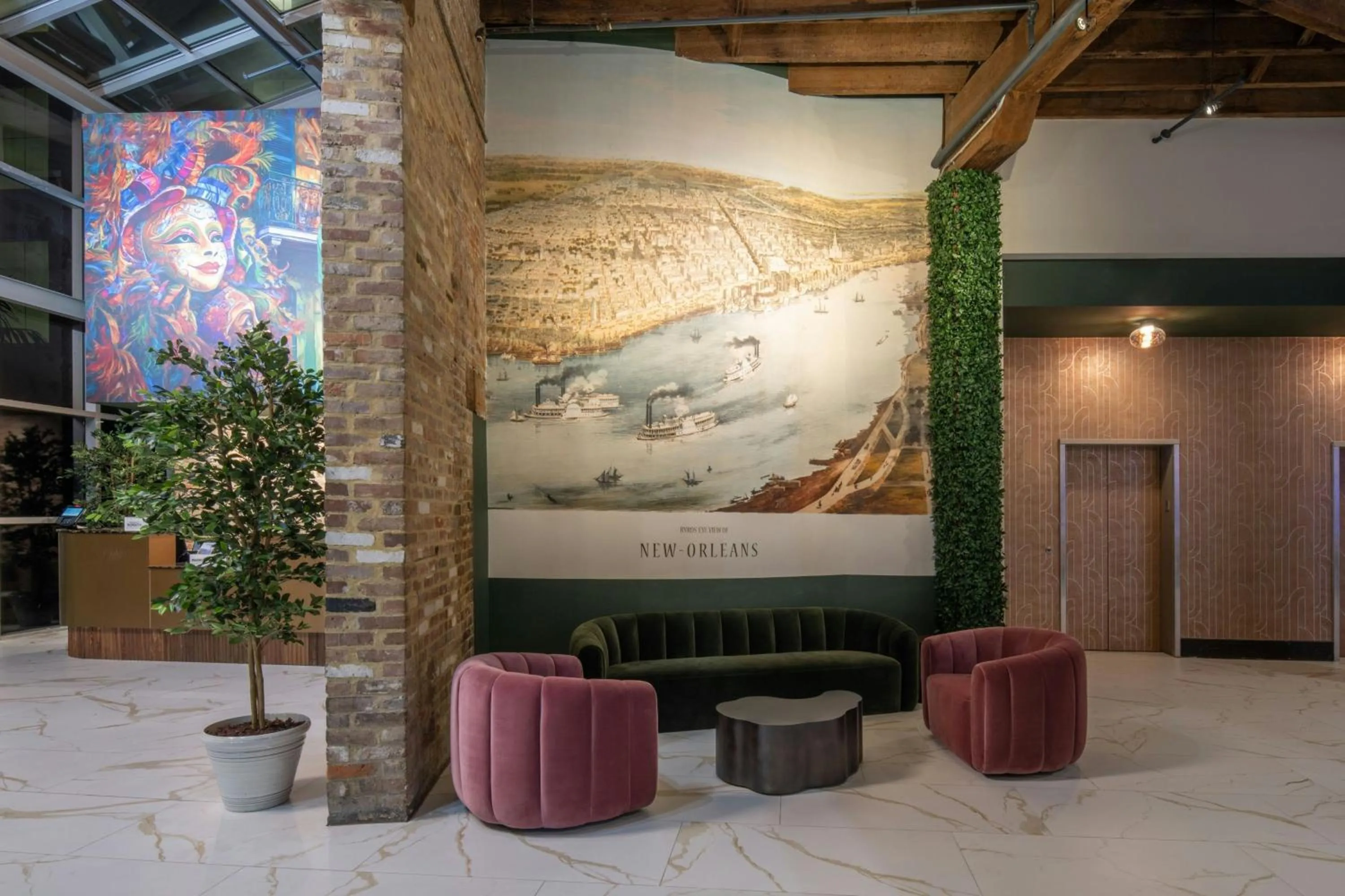 Lobby or reception in Courtyard by Marriott New Orleans Warehouse Arts District