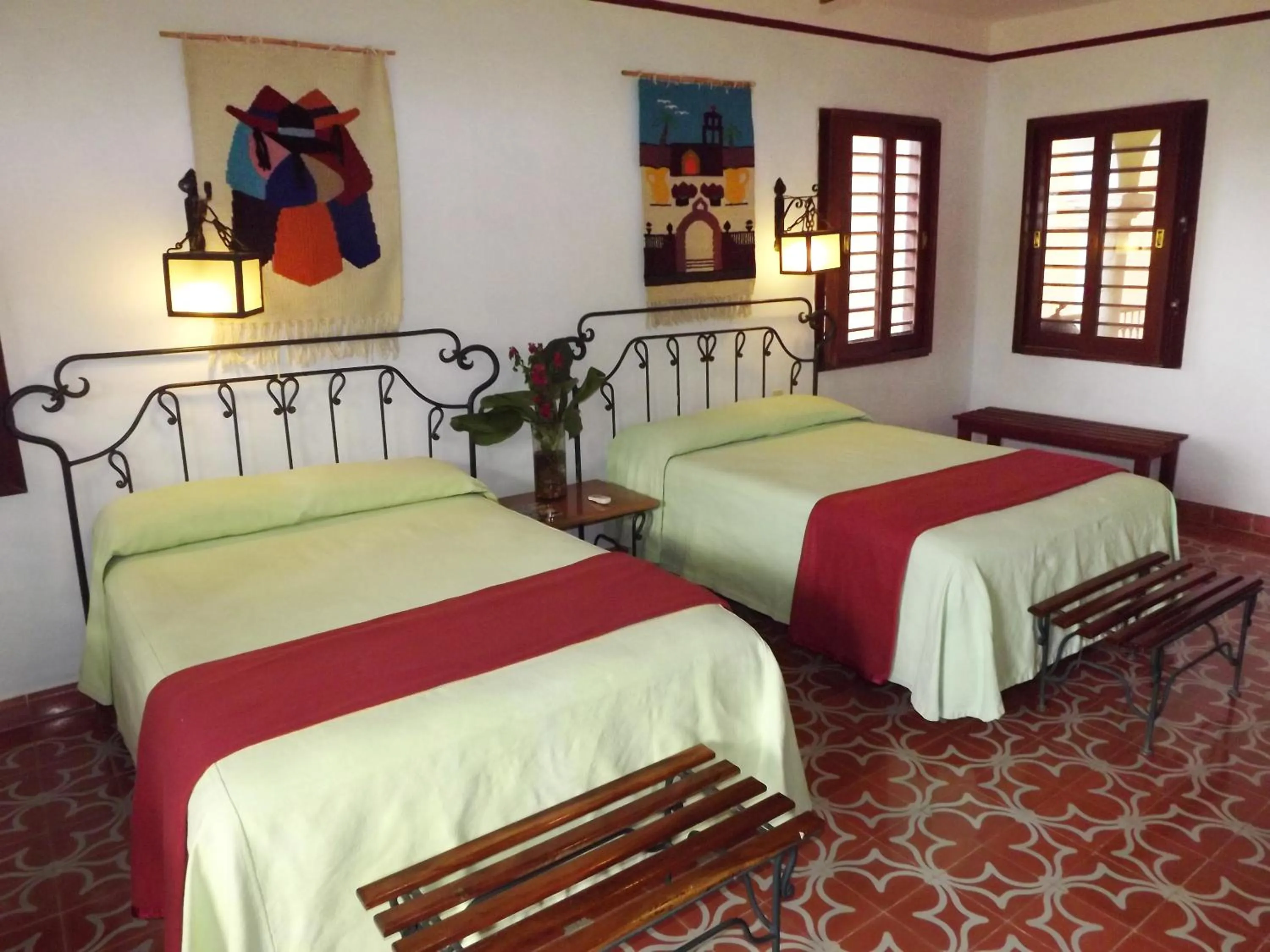 Photo of the whole room, Bed in Hacienda Uxmal Plantation & Museum
