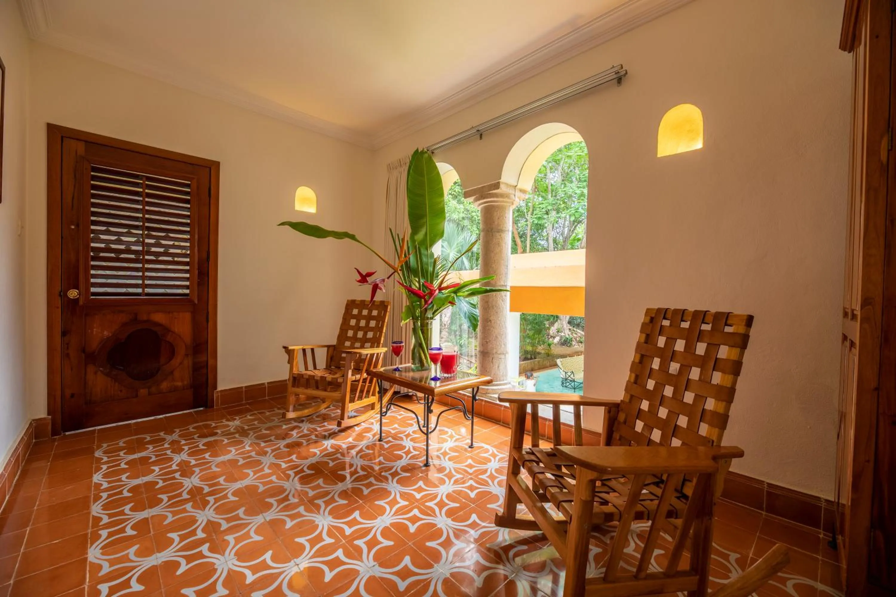 Bedroom in Hacienda Uxmal Plantation & Museum