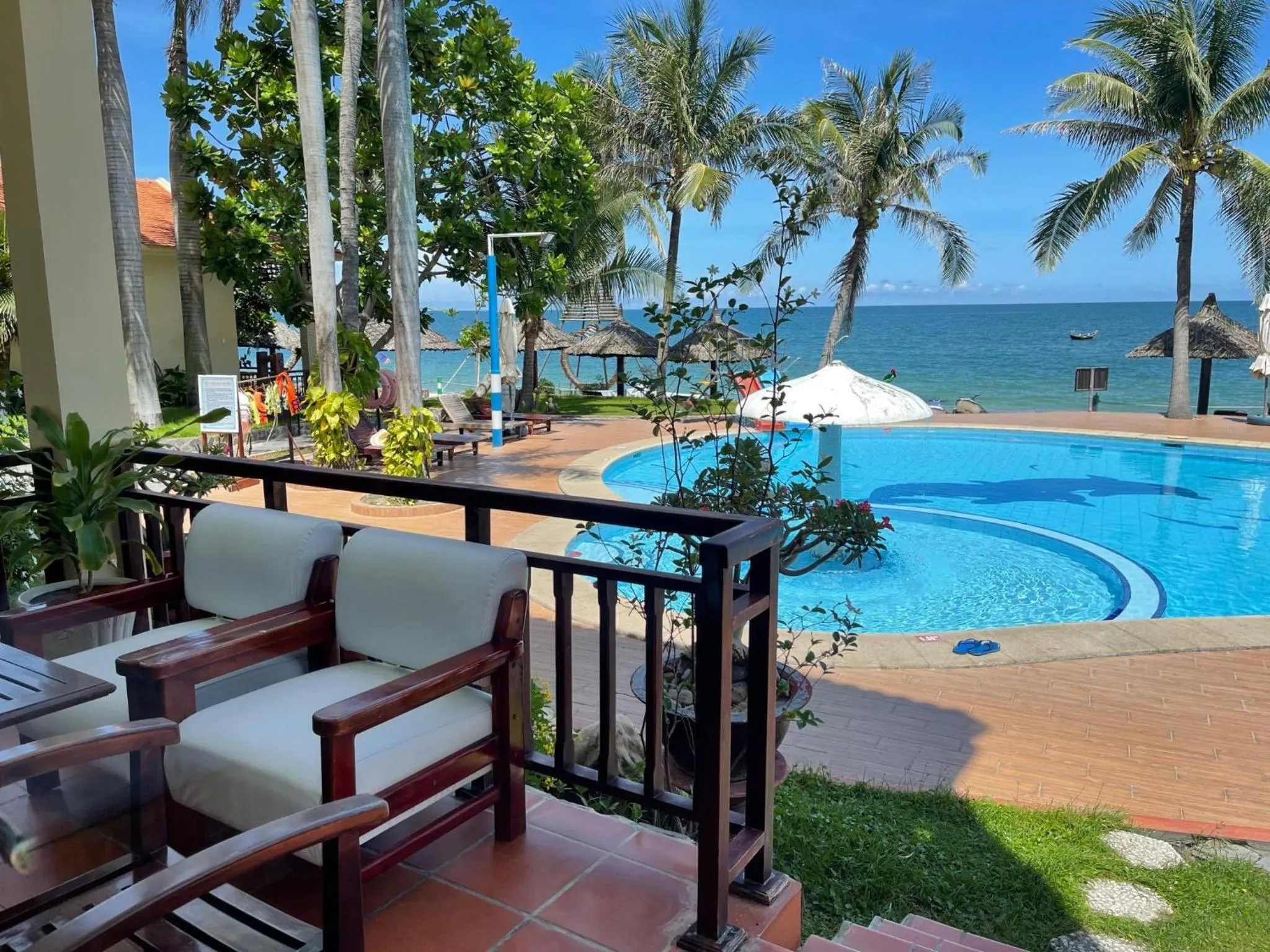Balcony/Terrace in TIEN DAT MUI NE Resort & Spa