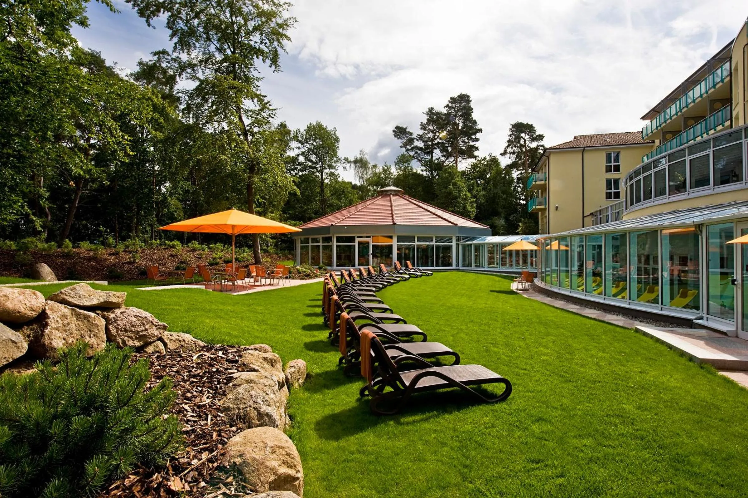 Patio in Dorint Seehotel Binz-Therme