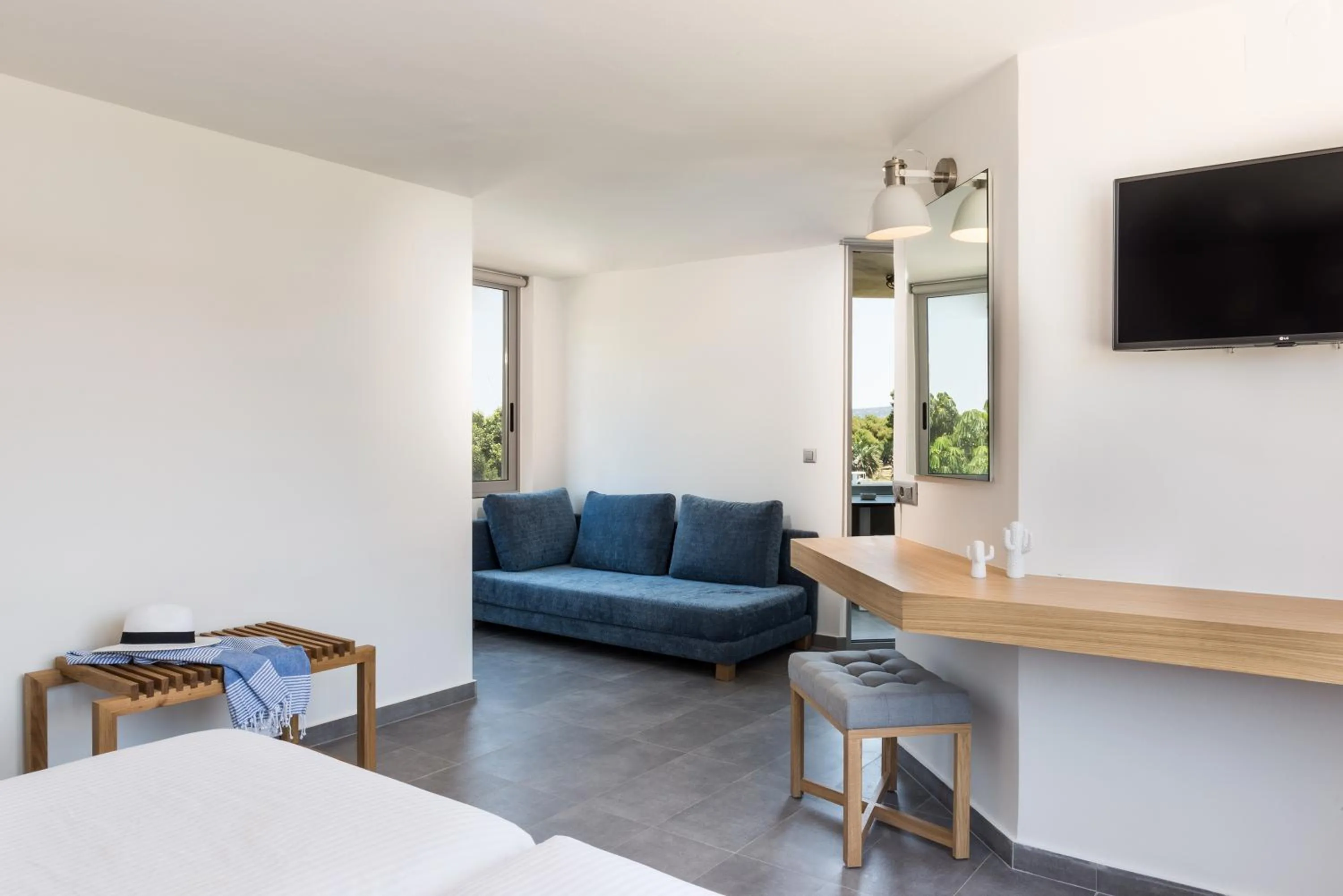 Living room, Bed in Stellina Village