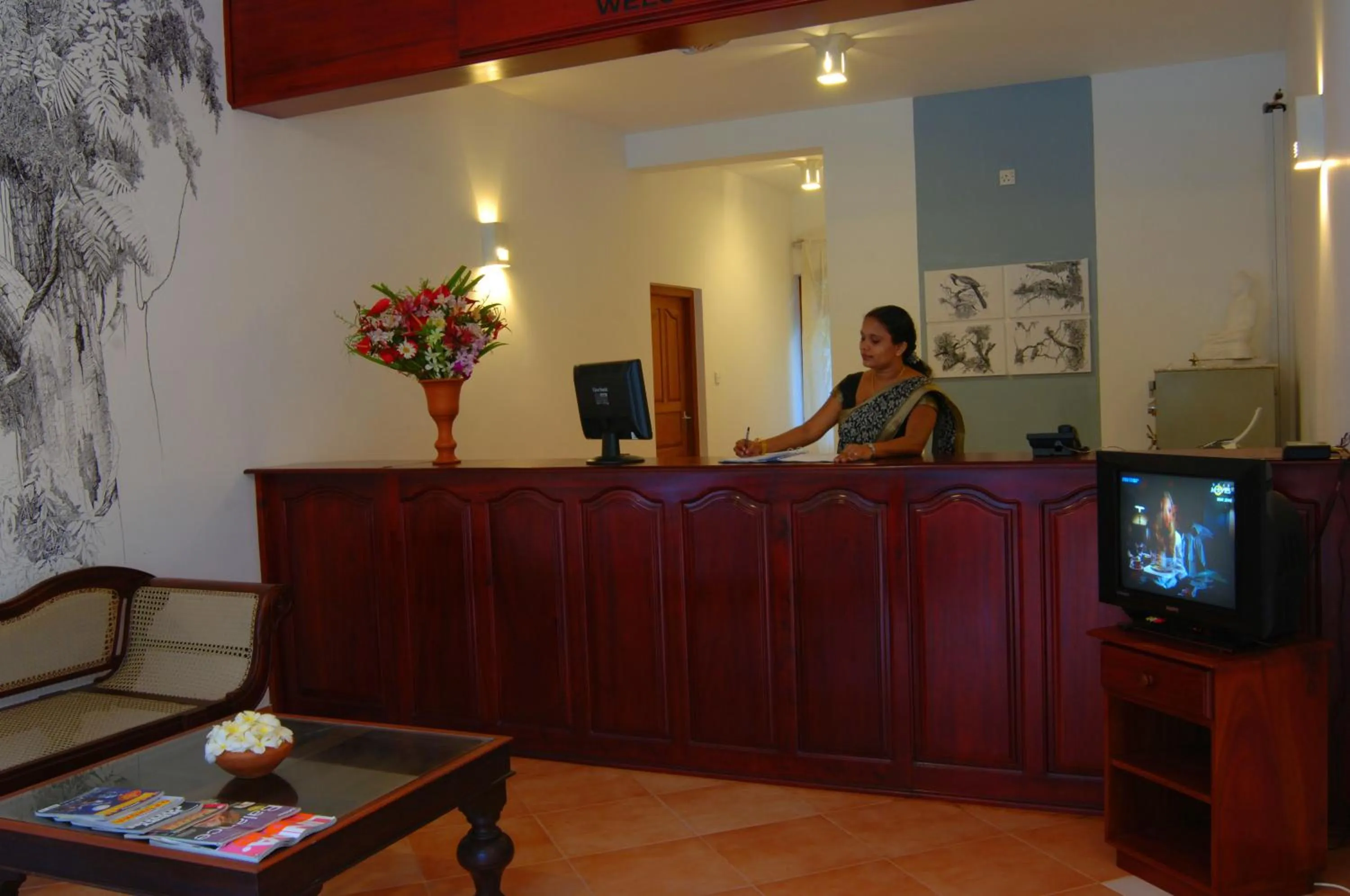 Communal lounge/ TV room in Sandali Walauwa