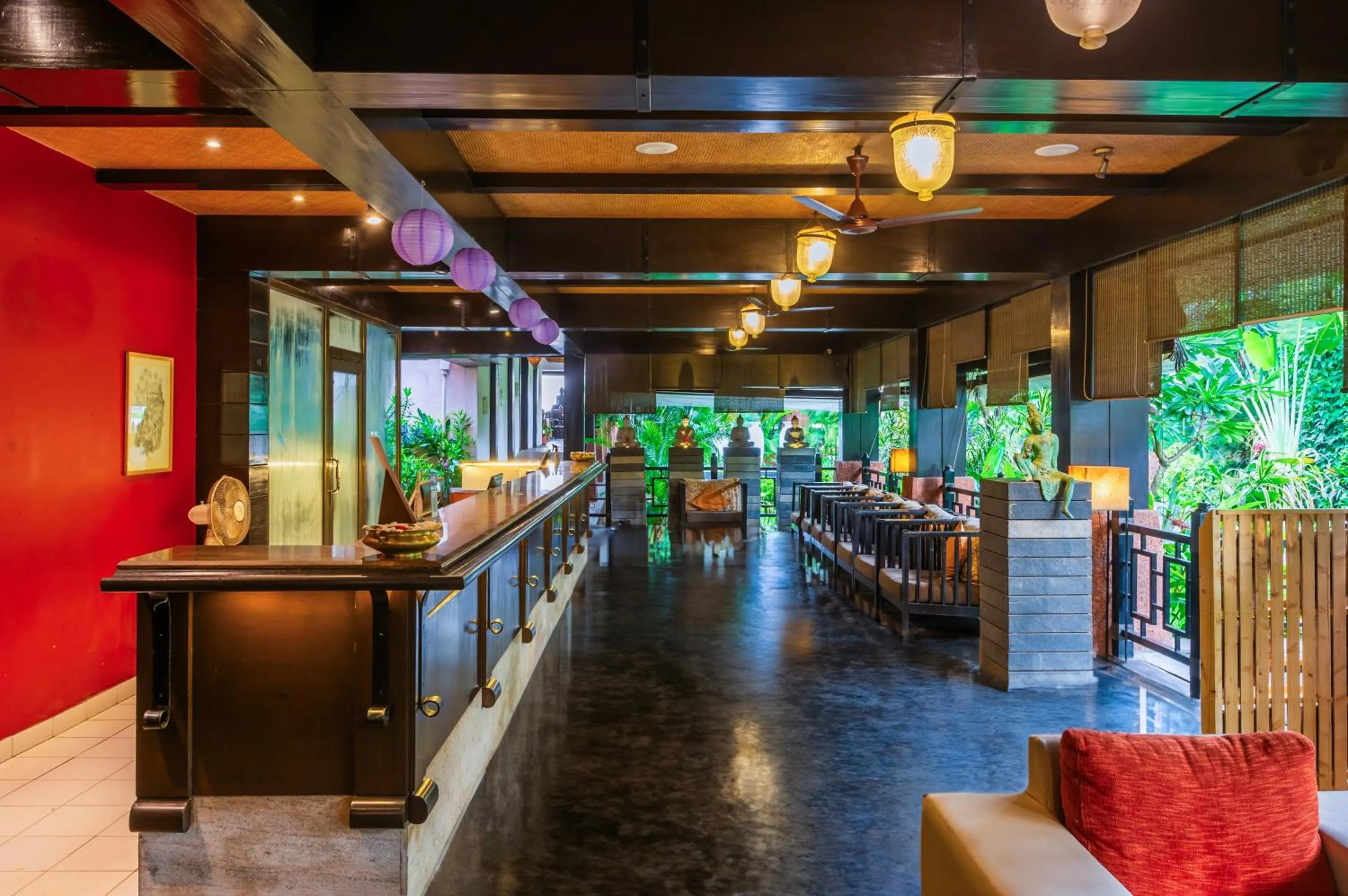 Lobby or reception in O Hotel Goa, Candolim Beach