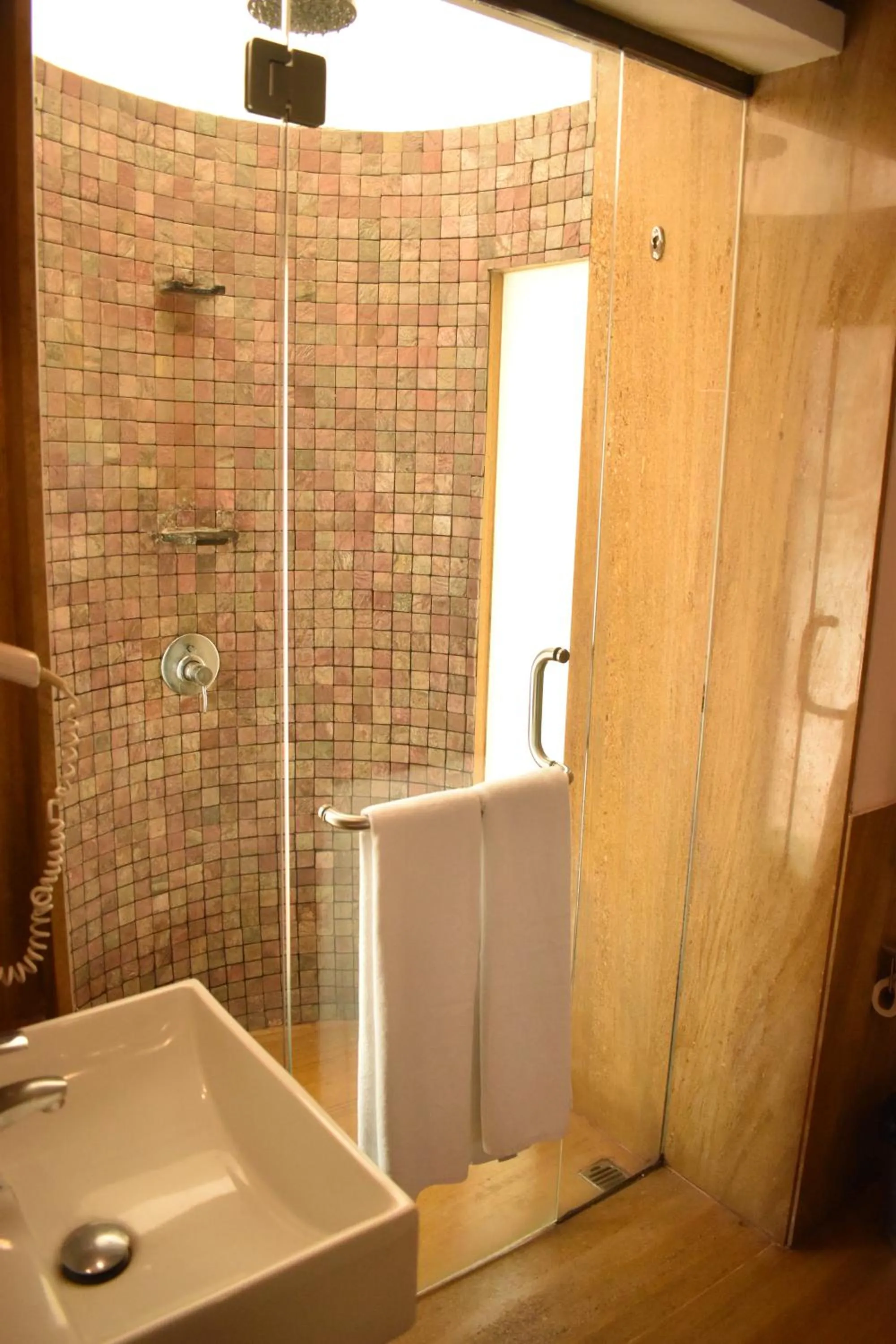 Shower in O Hotel Goa, Candolim Beach