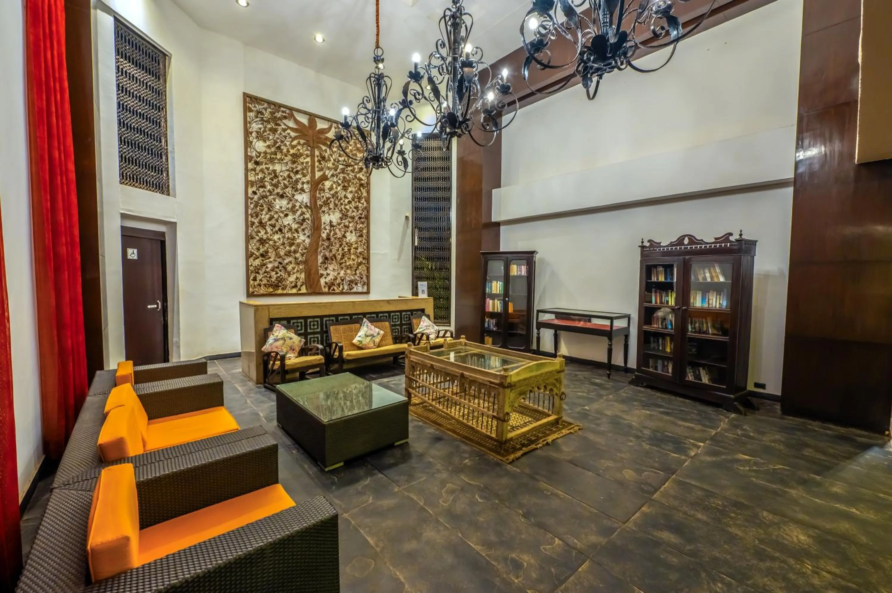 Library in O Hotel Goa, Candolim Beach