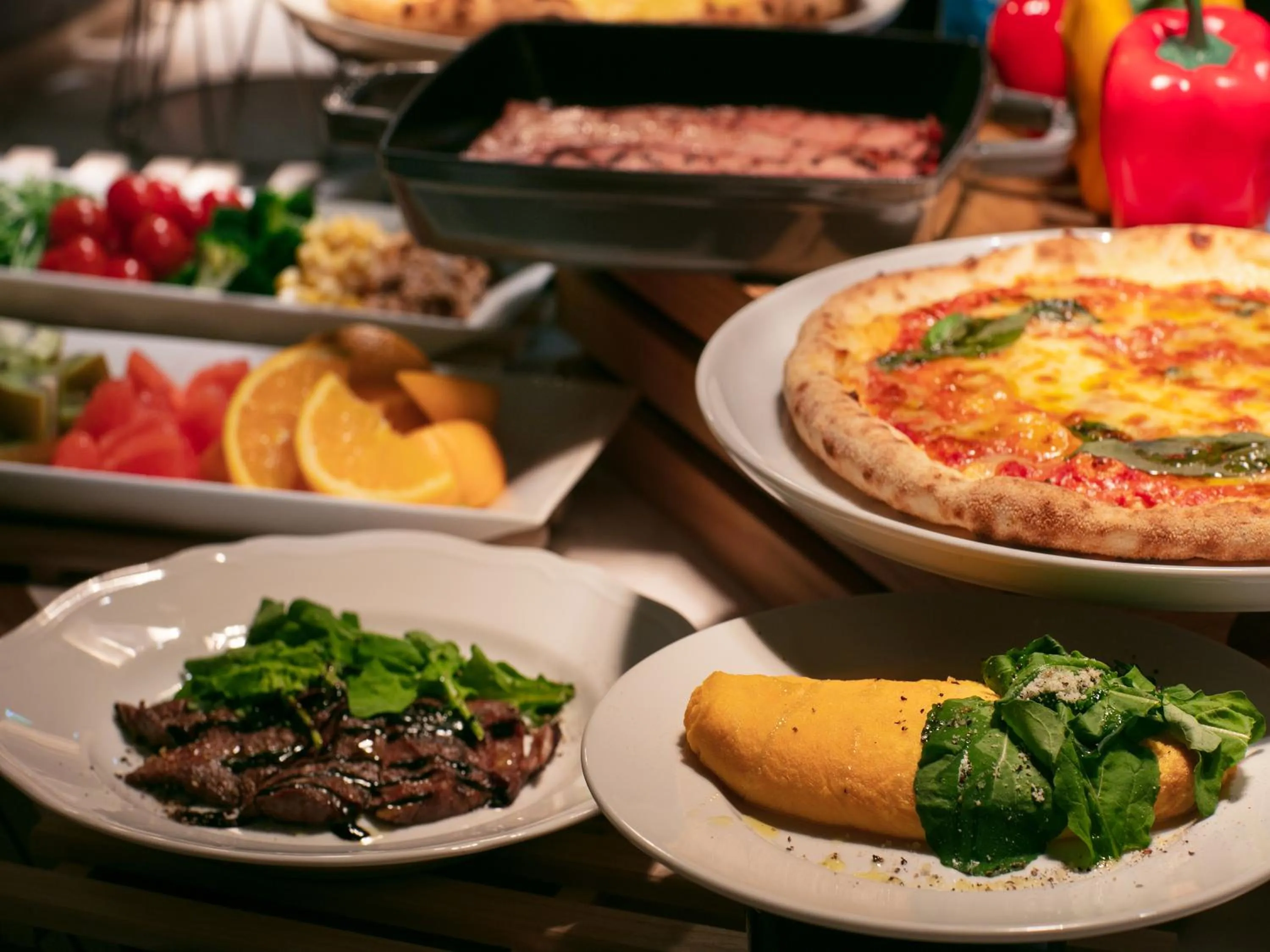 Buffet breakfast in Nagoya Kanko Hotel