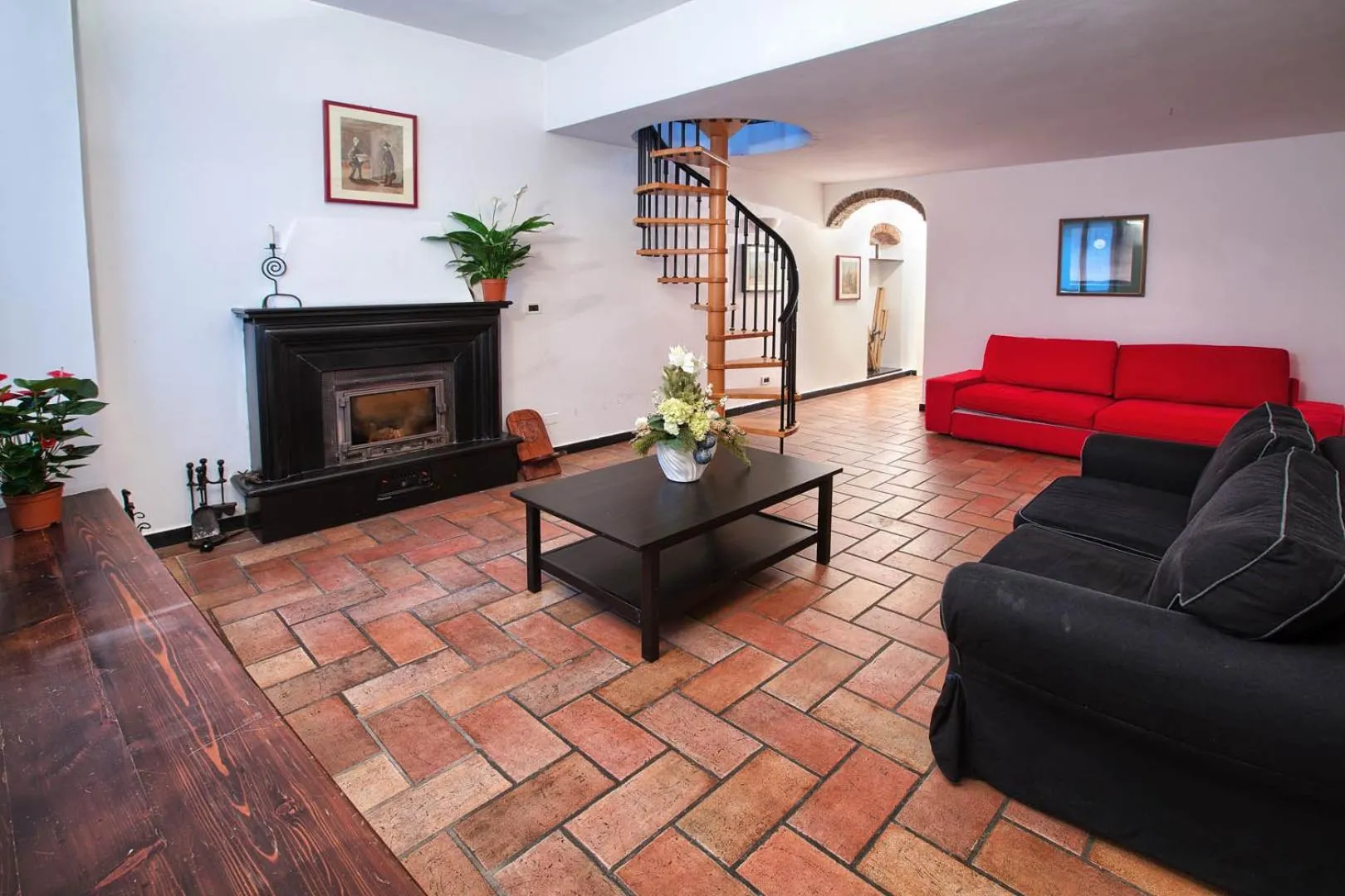 Living room in Casa del Sole