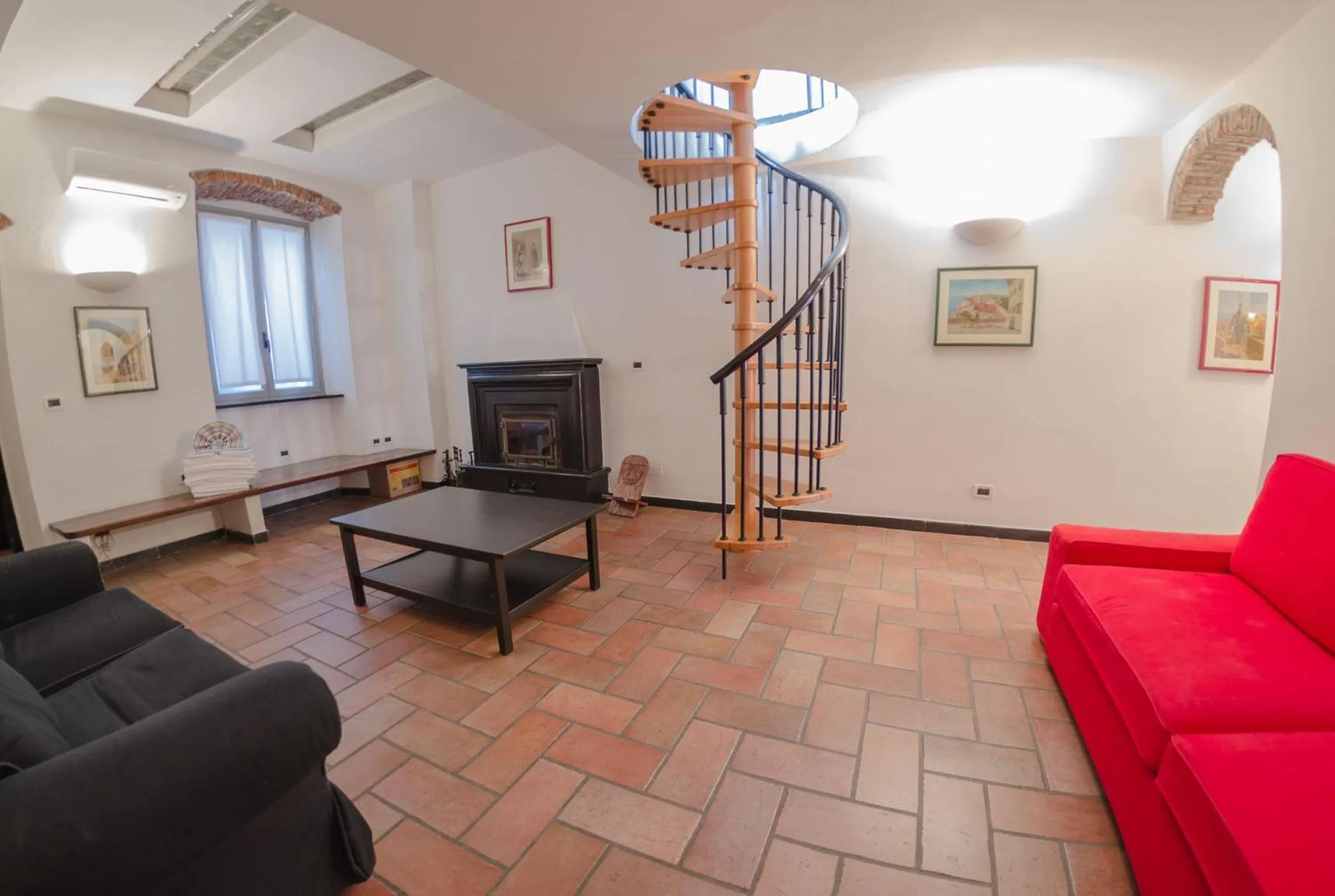 Seating area in Casa del Sole