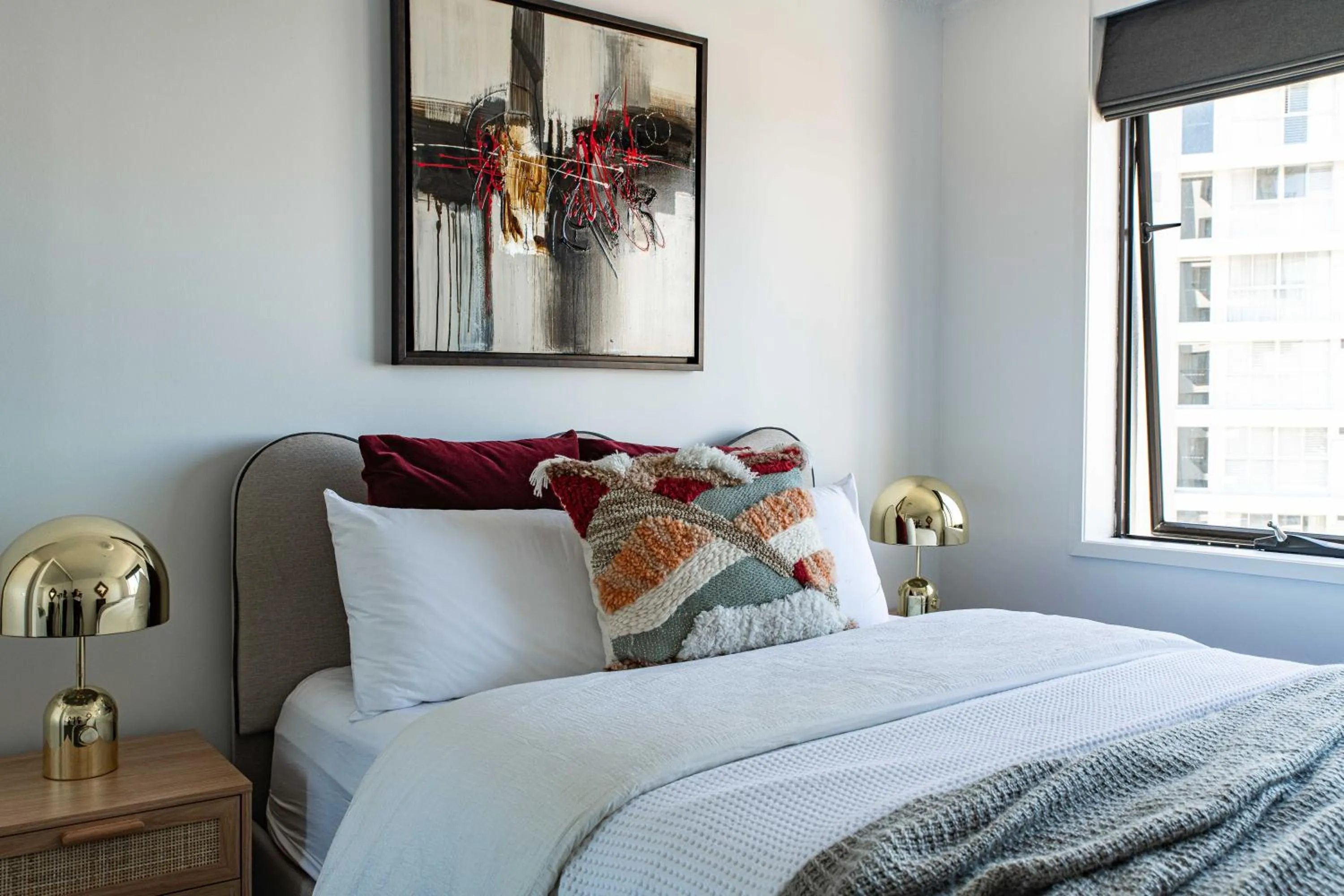 Bedroom, Bed in Horizons Holiday Apartments - OFFICIAL