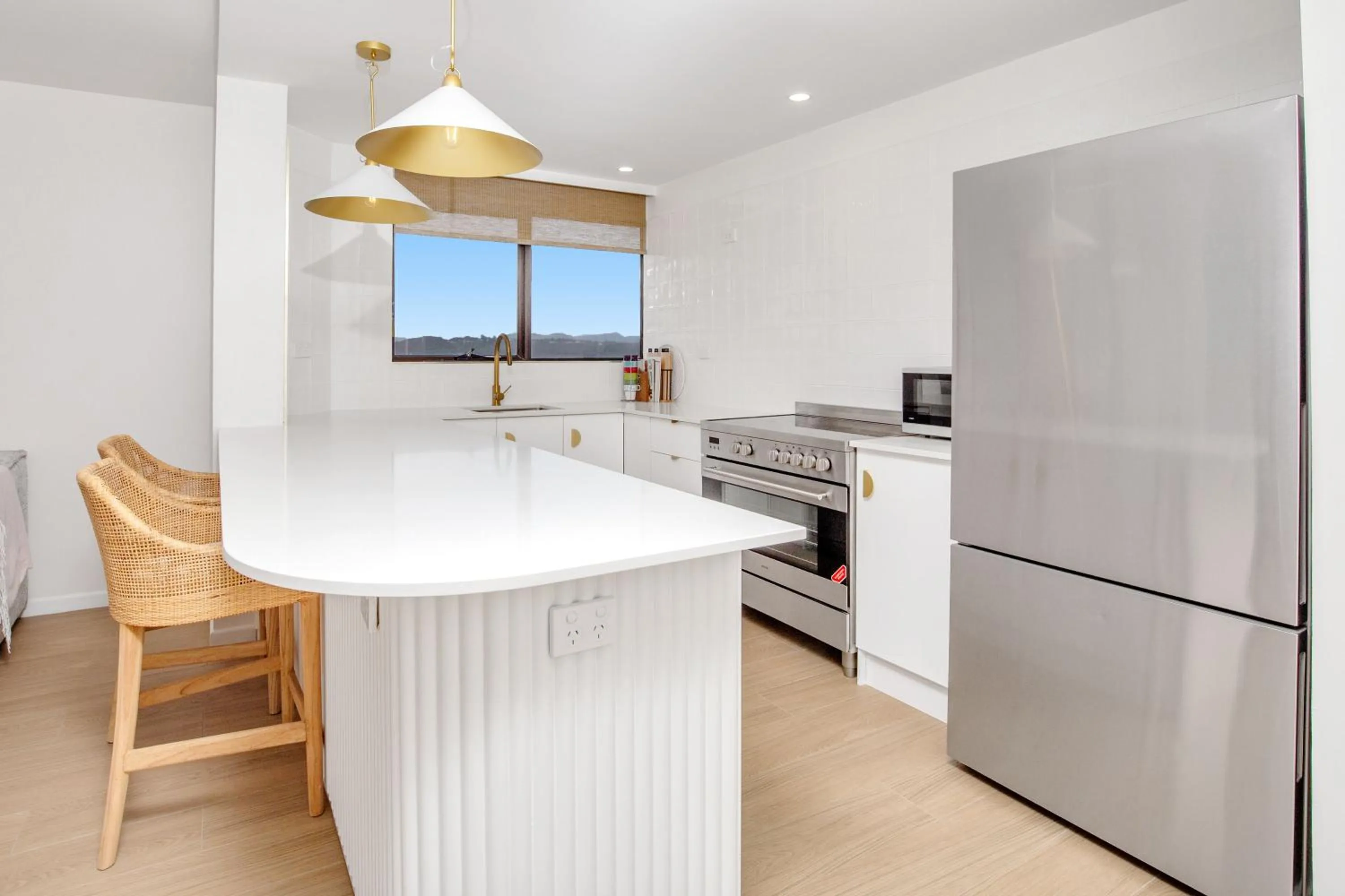 kitchen in Horizons Holiday Apartments - OFFICIAL