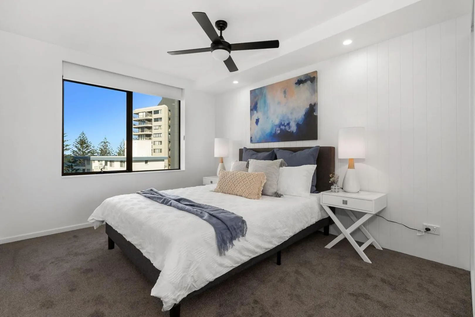 Bedroom, Bed in Horizons Holiday Apartments - OFFICIAL