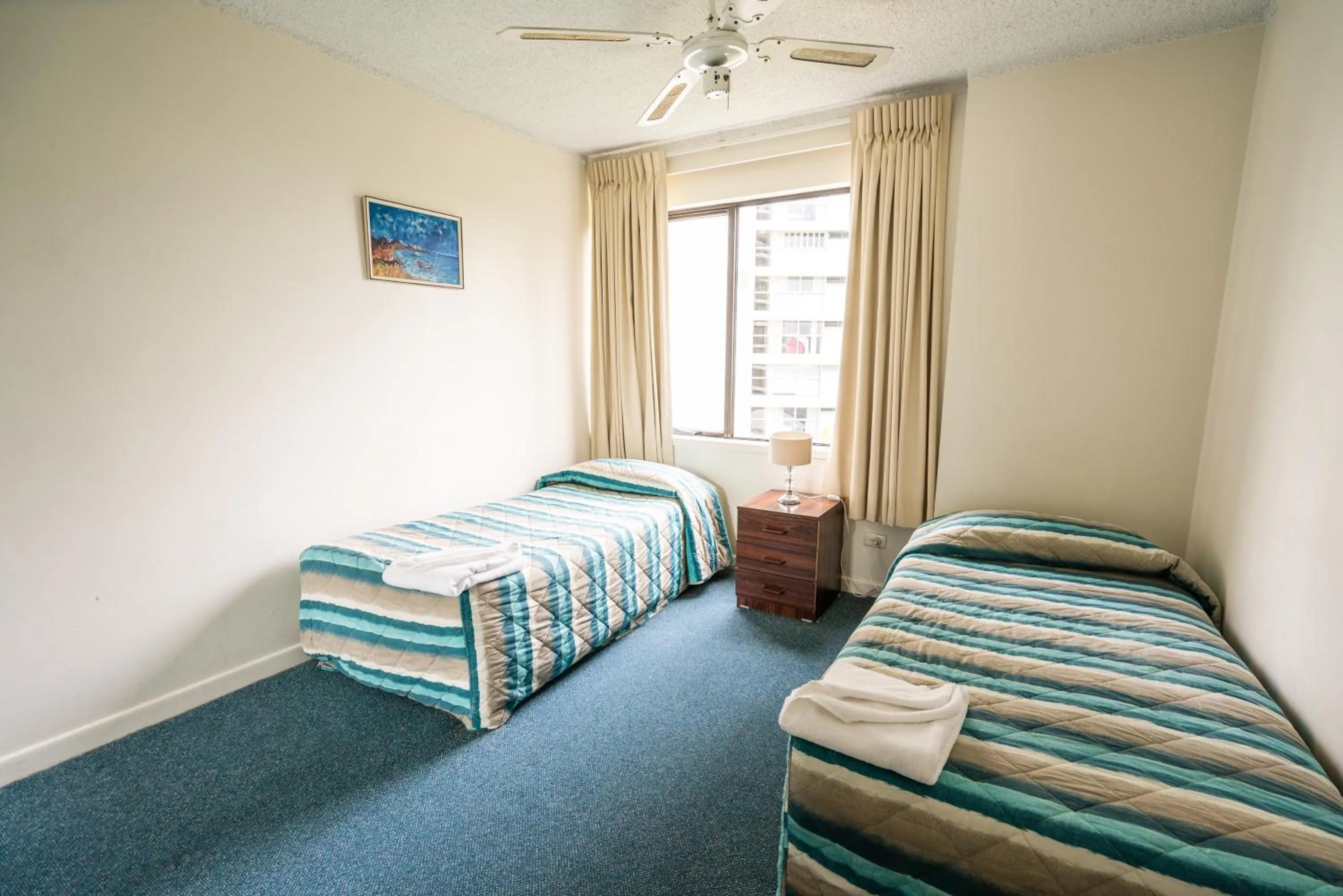 Bedroom, Bed in Horizons Holiday Apartments - OFFICIAL