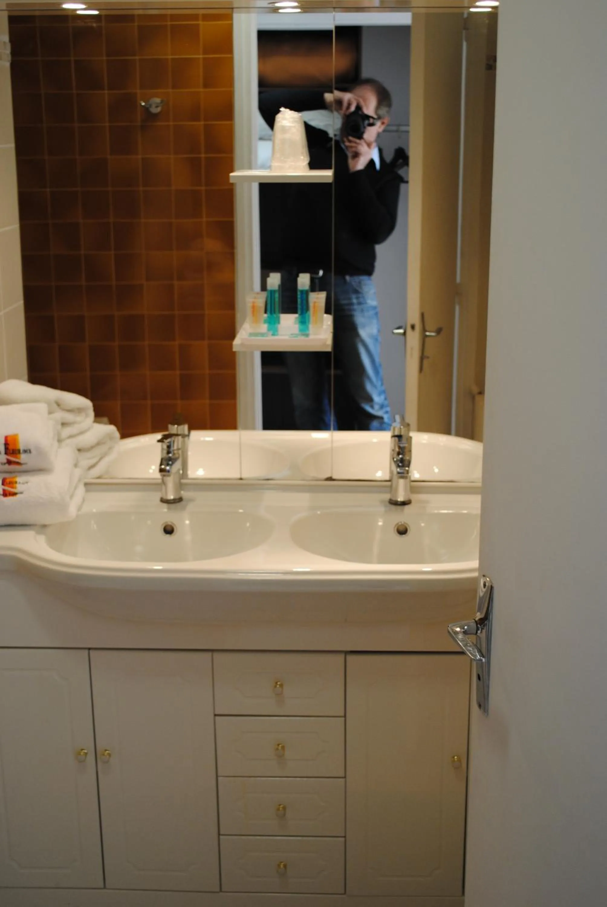 Bathroom in Logis Hôtel & Restaurant Le Fleurance