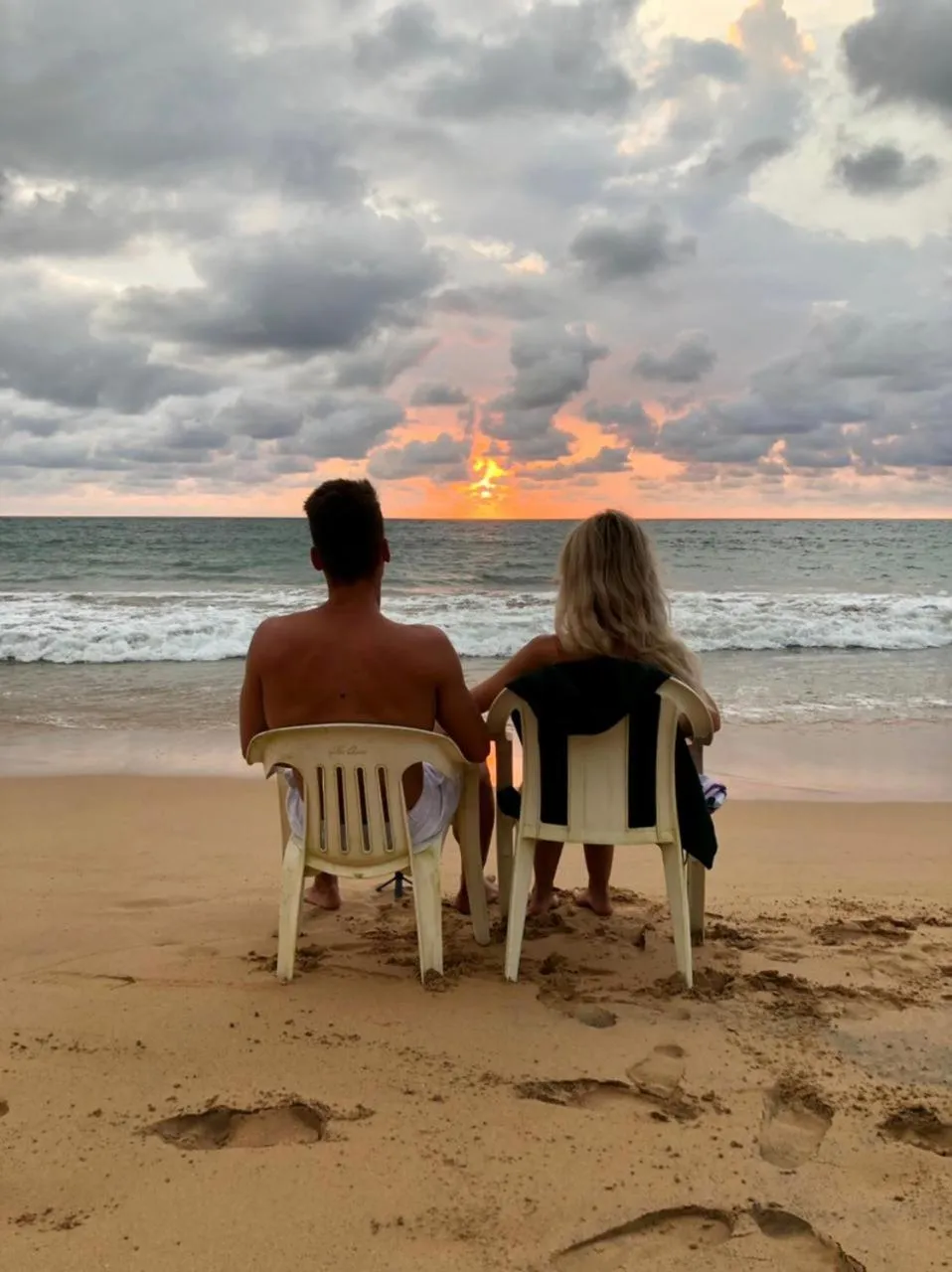 Sunset in Oasey Beach Hotel