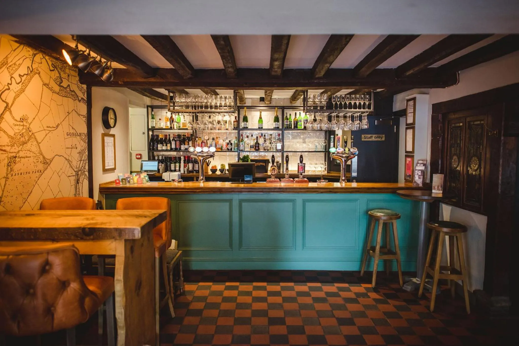 Lounge or bar in The Stag on the River