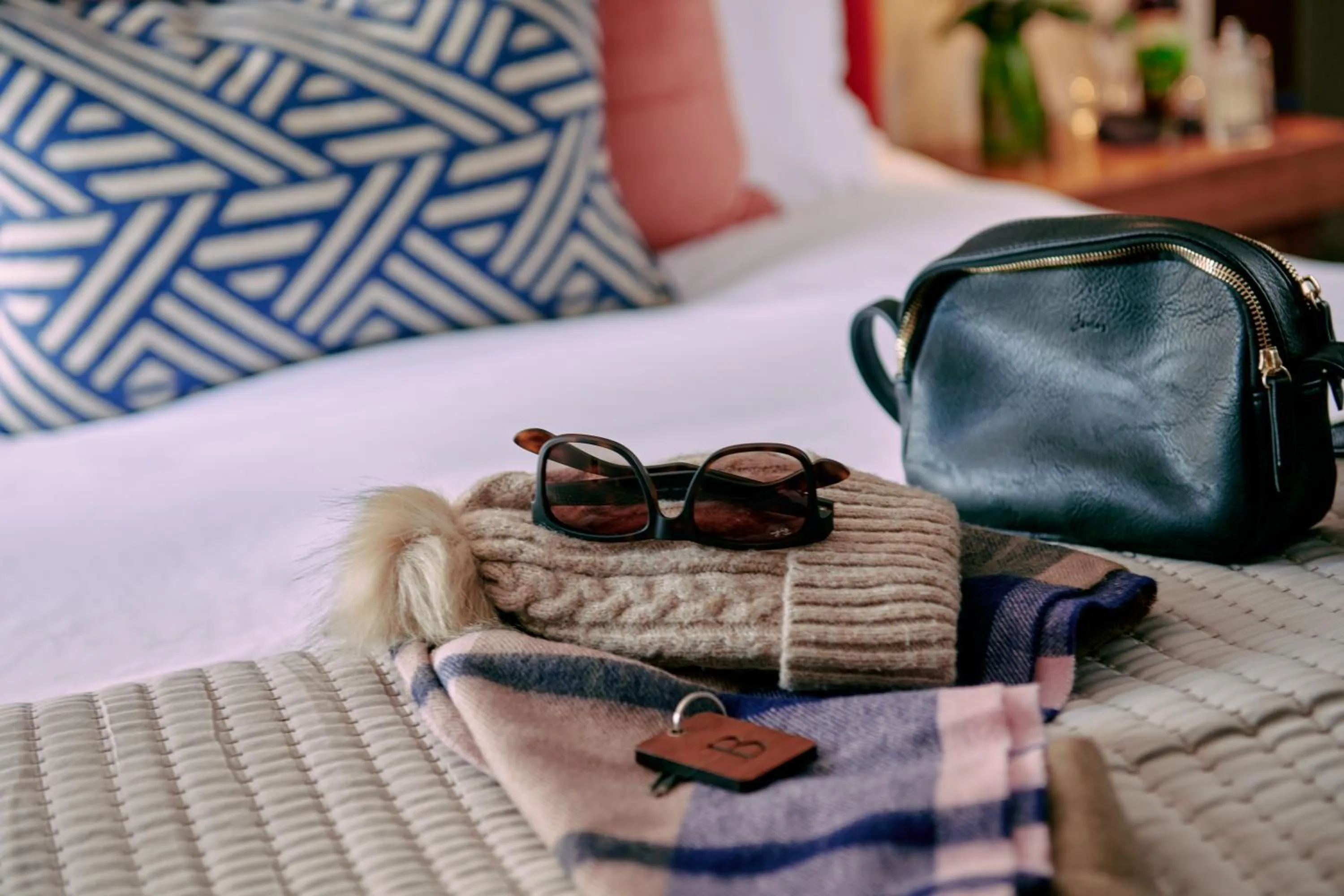 Bedroom in The Stag on the River