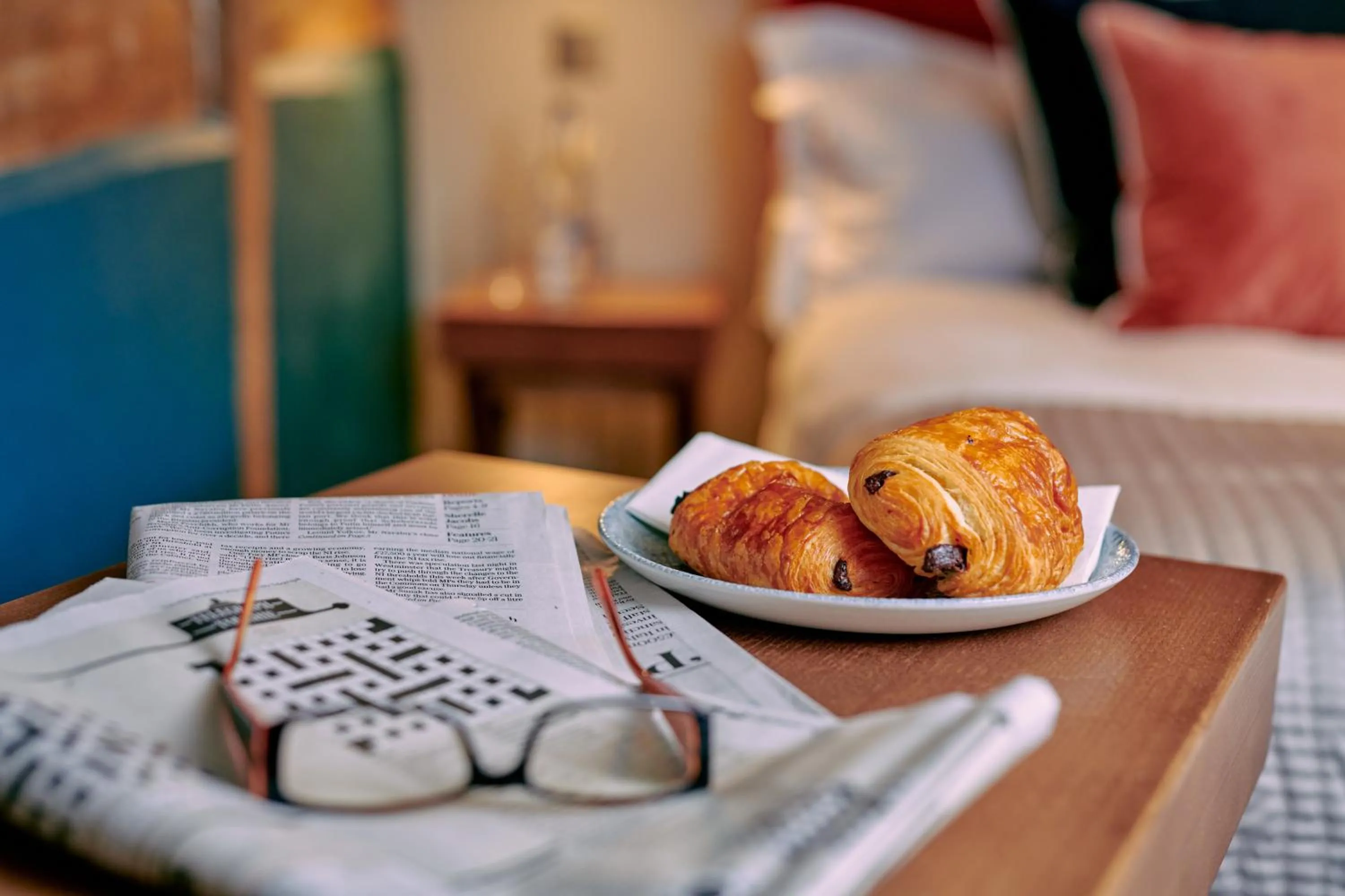 Bedroom, Bed in The Stag on the River