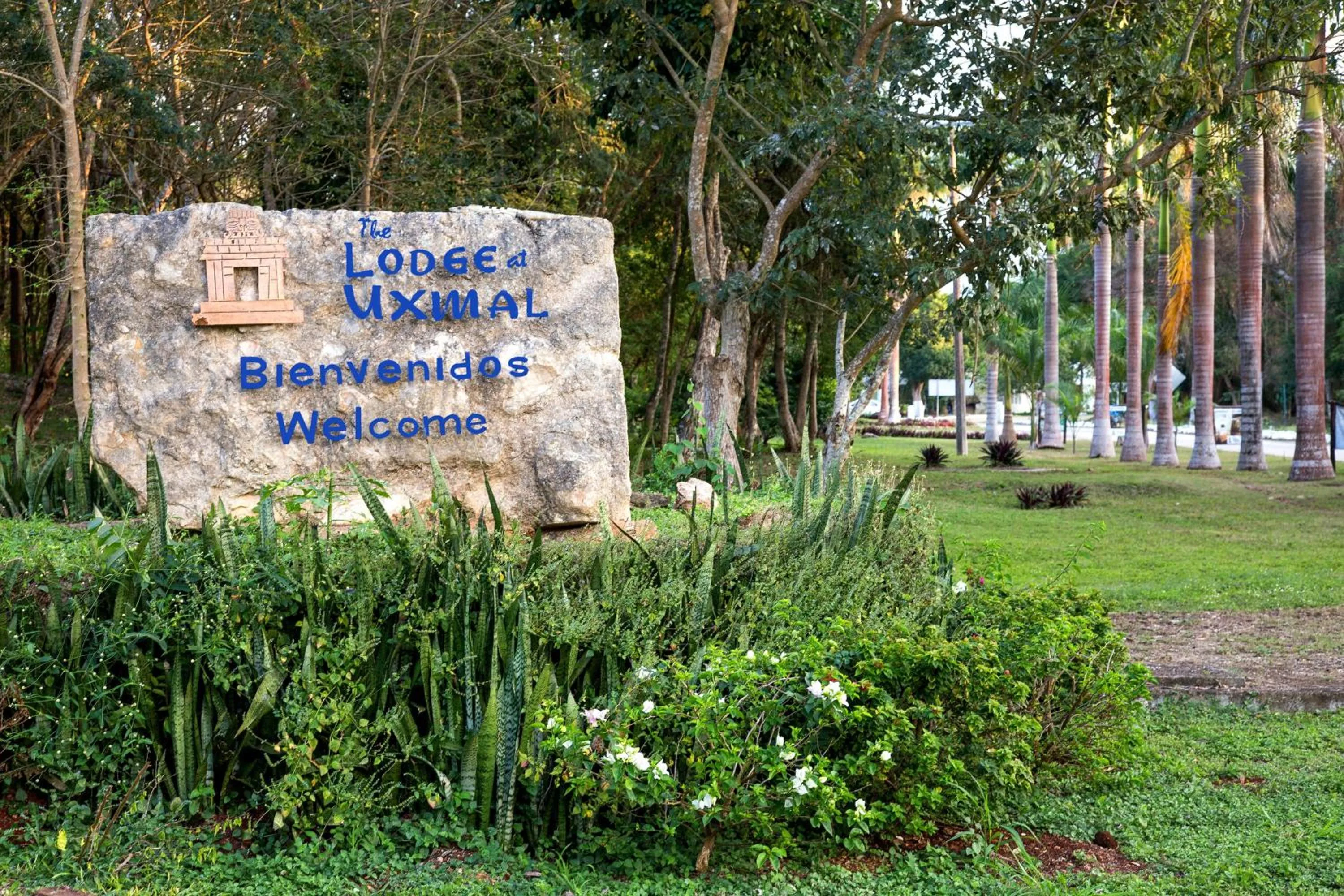 Facade/entrance in The Lodge At Uxmal