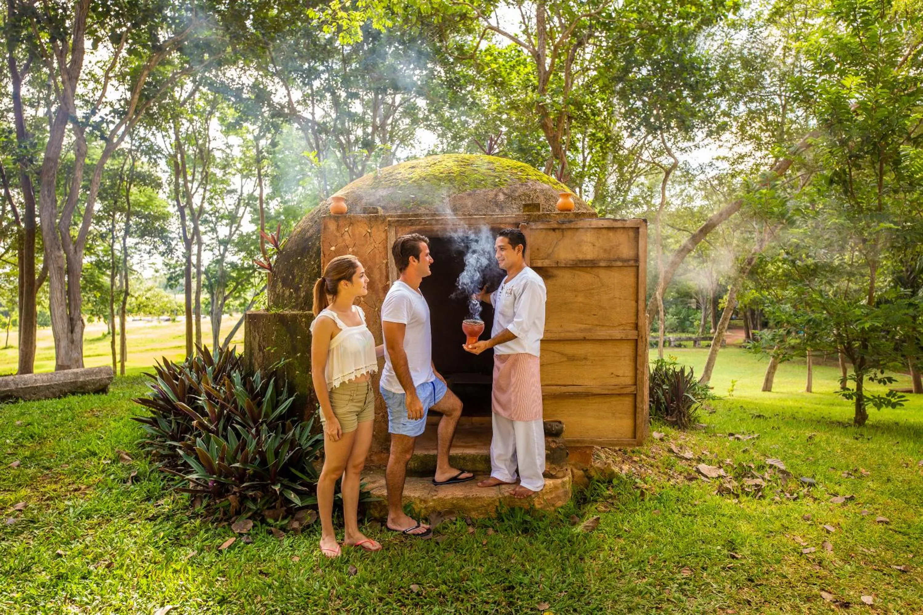 People in The Lodge At Uxmal