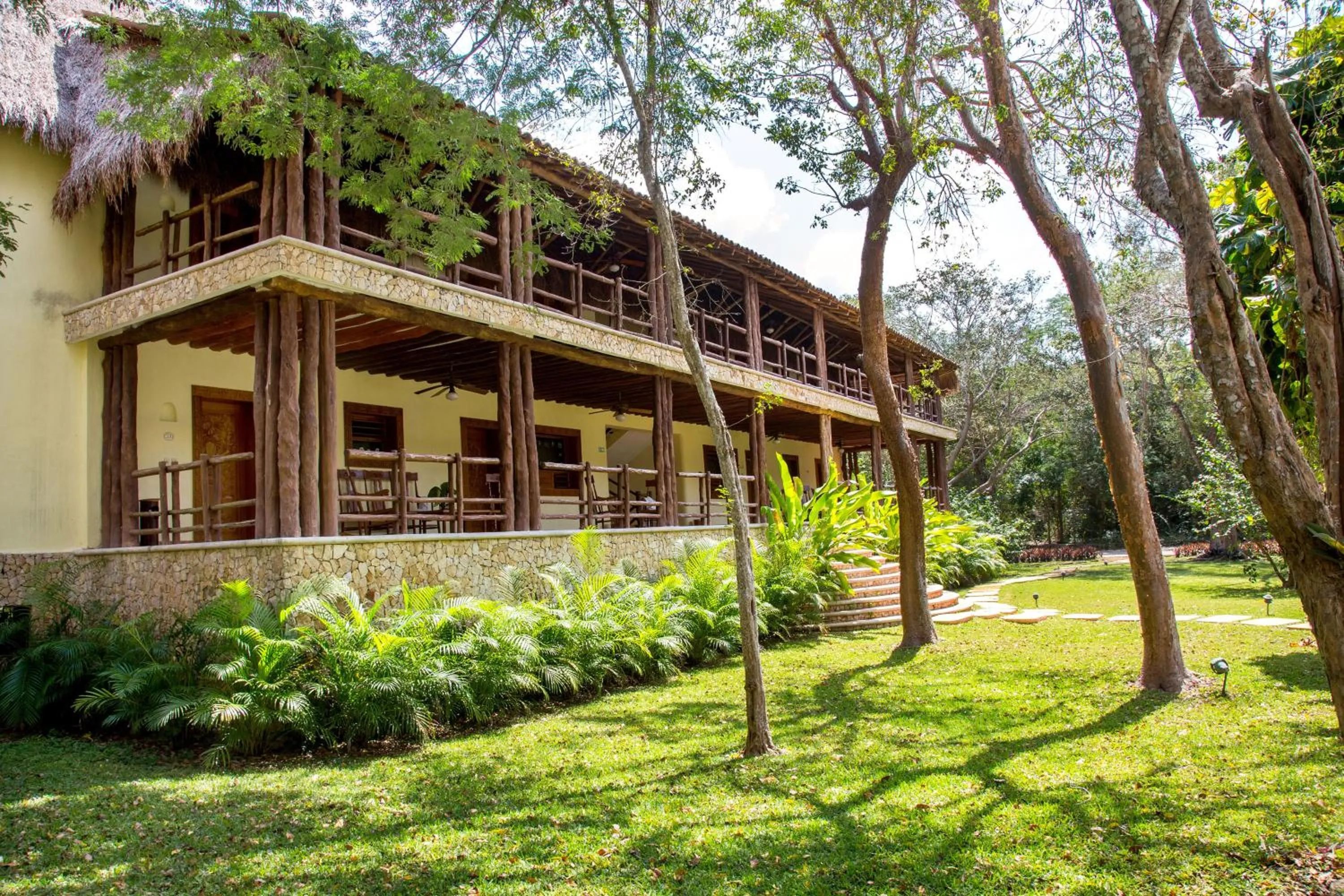 Facade/entrance in The Lodge At Uxmal