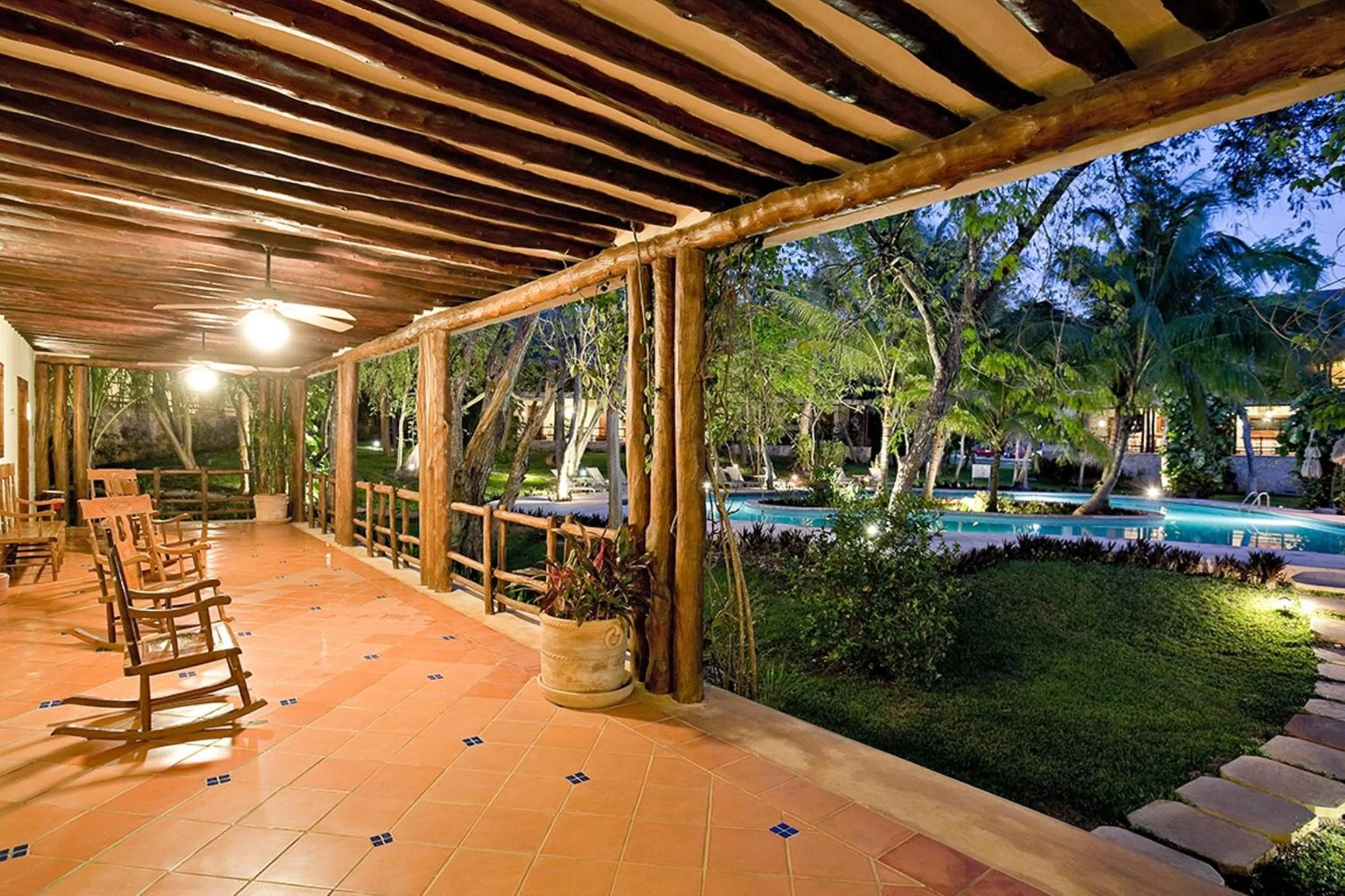Balcony/Terrace in The Lodge At Uxmal