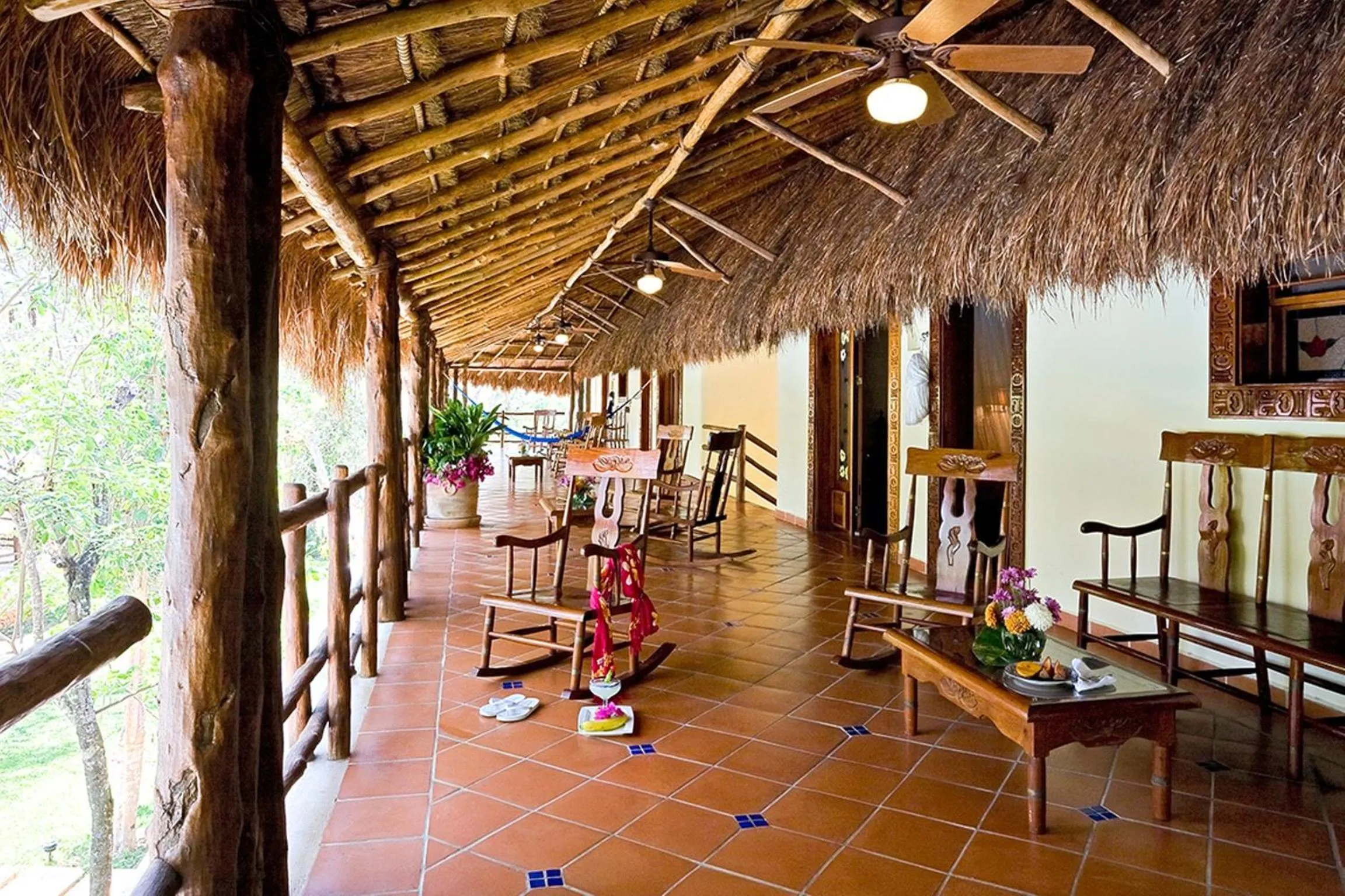 Balcony/Terrace in The Lodge At Uxmal