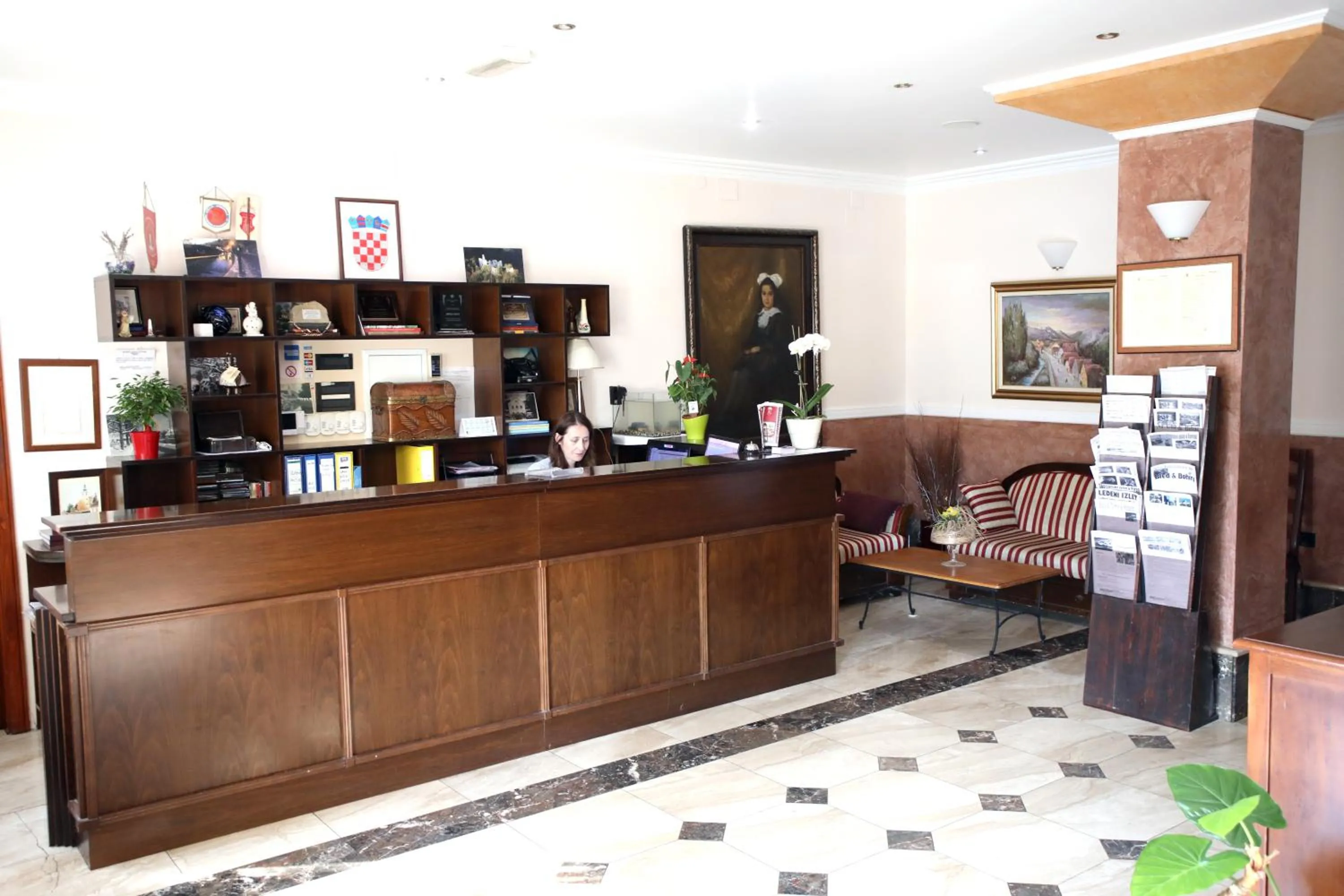 Lobby or reception in Hotel Lavica