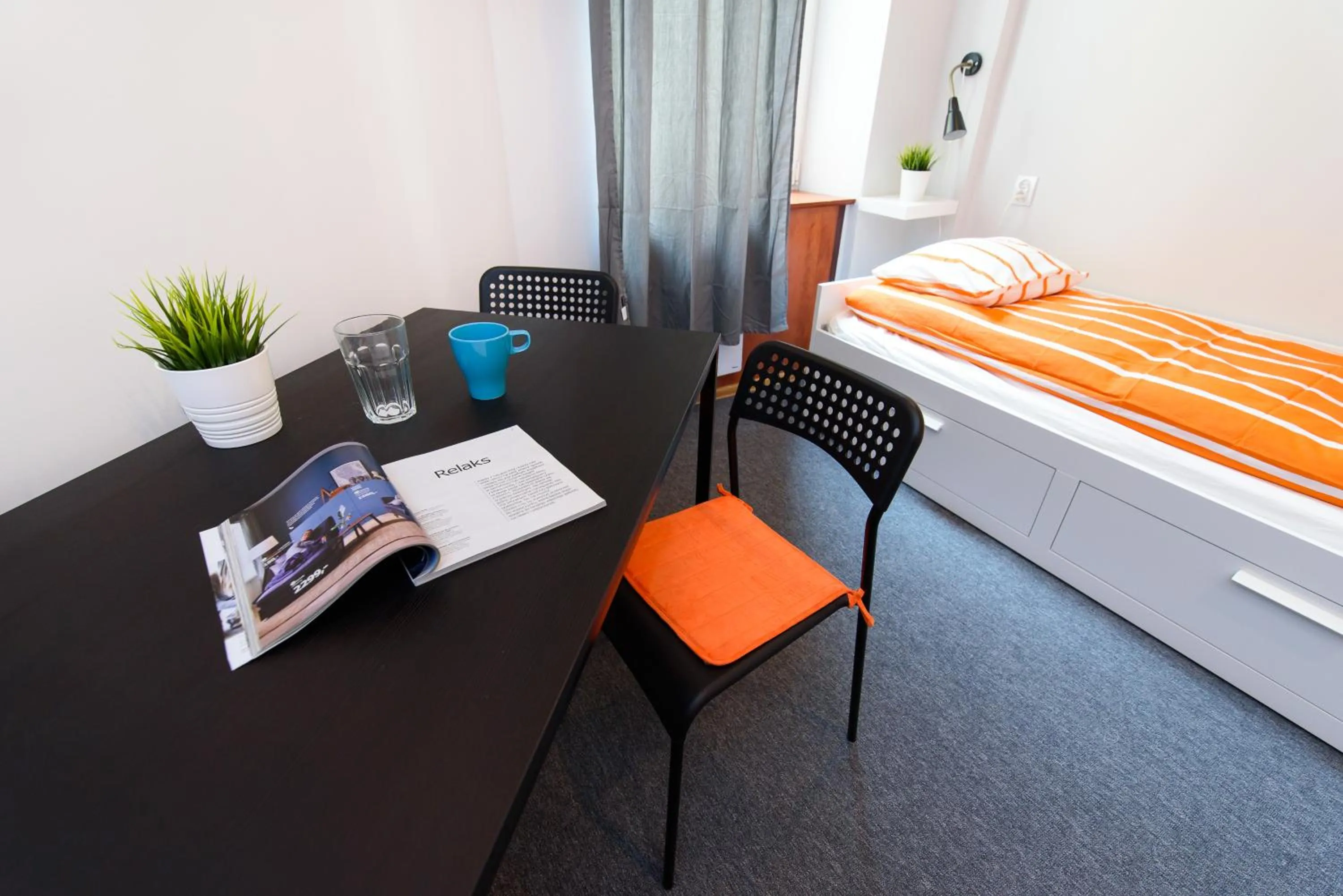 Bed in Constitution Square Rooms