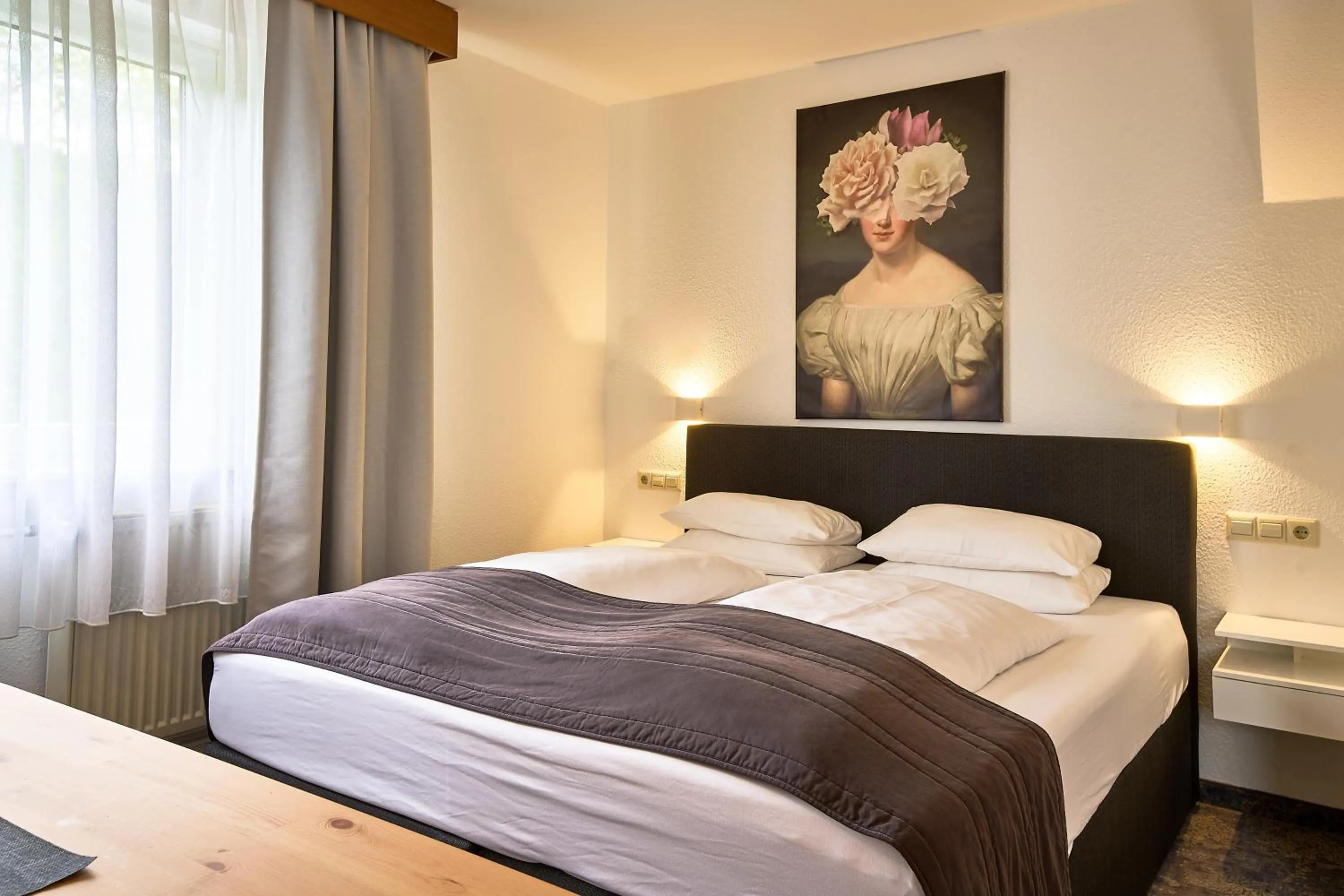 Bed in Landgasthof Hirsch